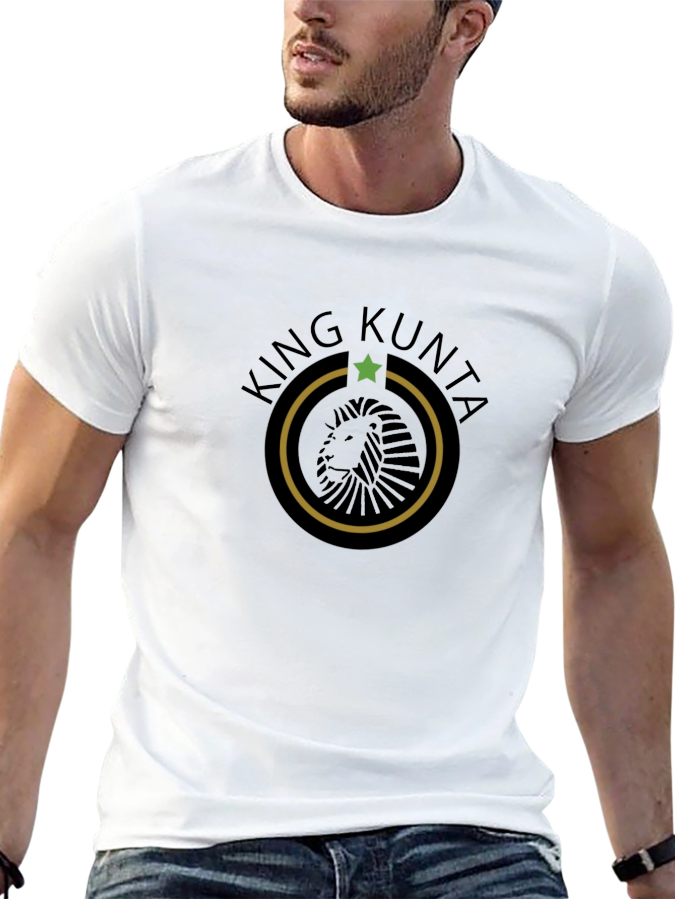 King Kunta Lion Graphic Black T-Shirt