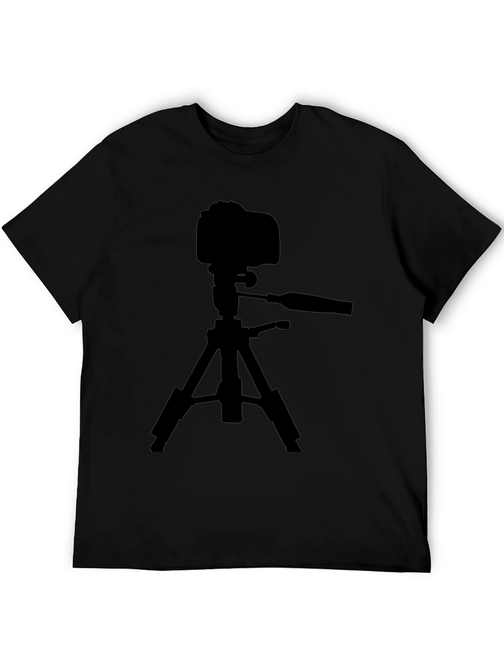 Camera on Tripod Graphic Tee - Photography Lover Shirt