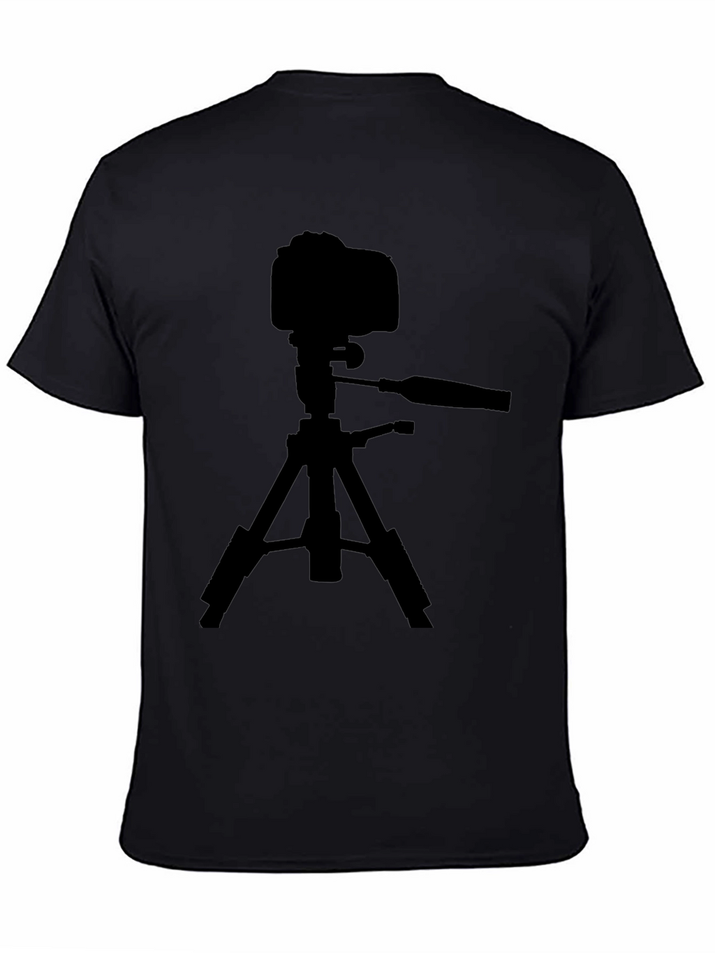Camera on Tripod Graphic Tee - Photography Lover Shirt