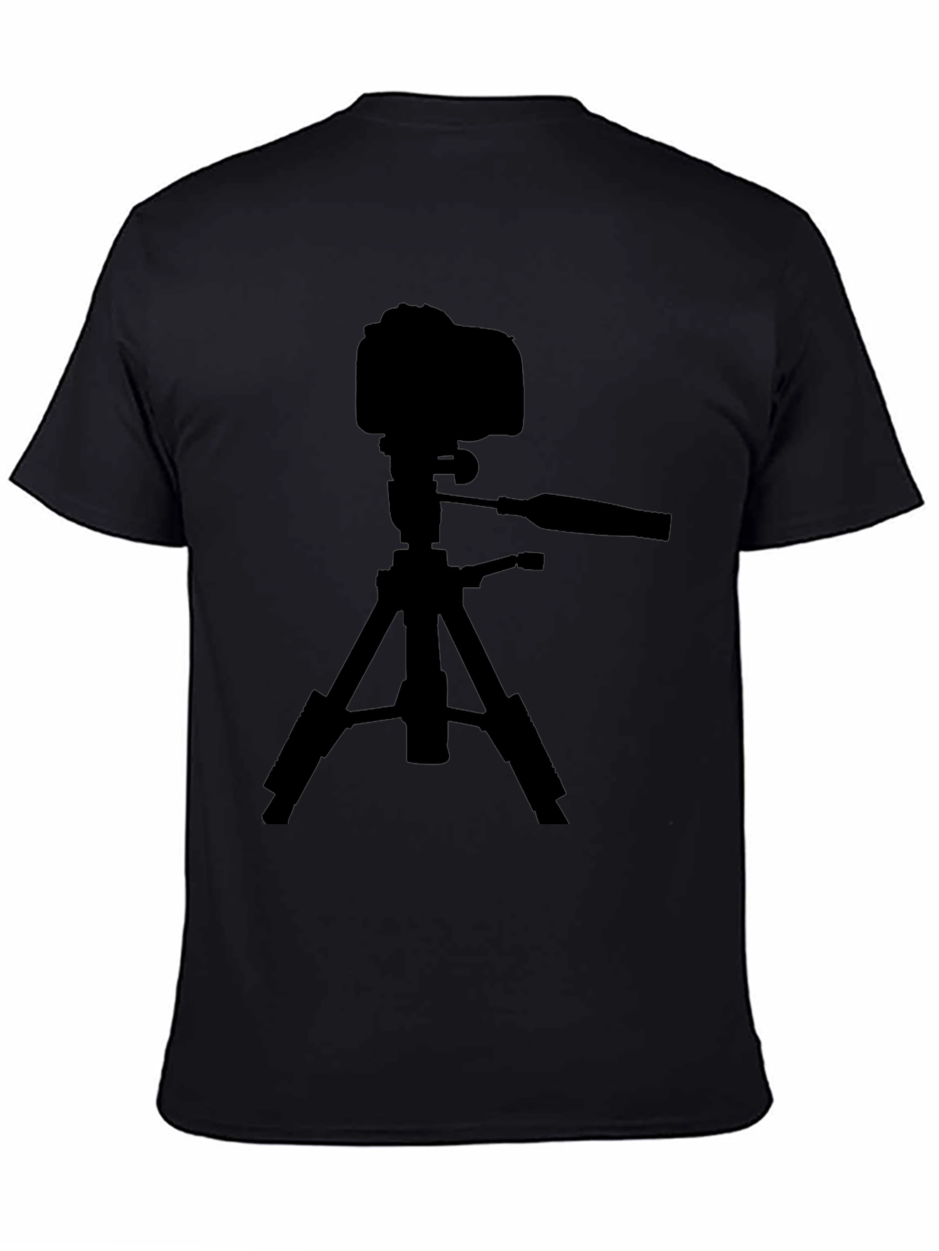 Camera on Tripod Graphic Tee - Photography Lover Shirt