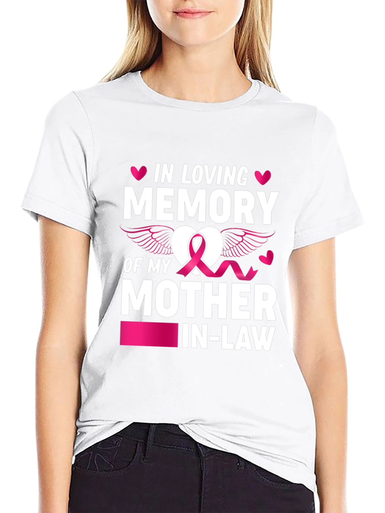 In Loving Memory Mother-in-Law Graphic T-Shirt