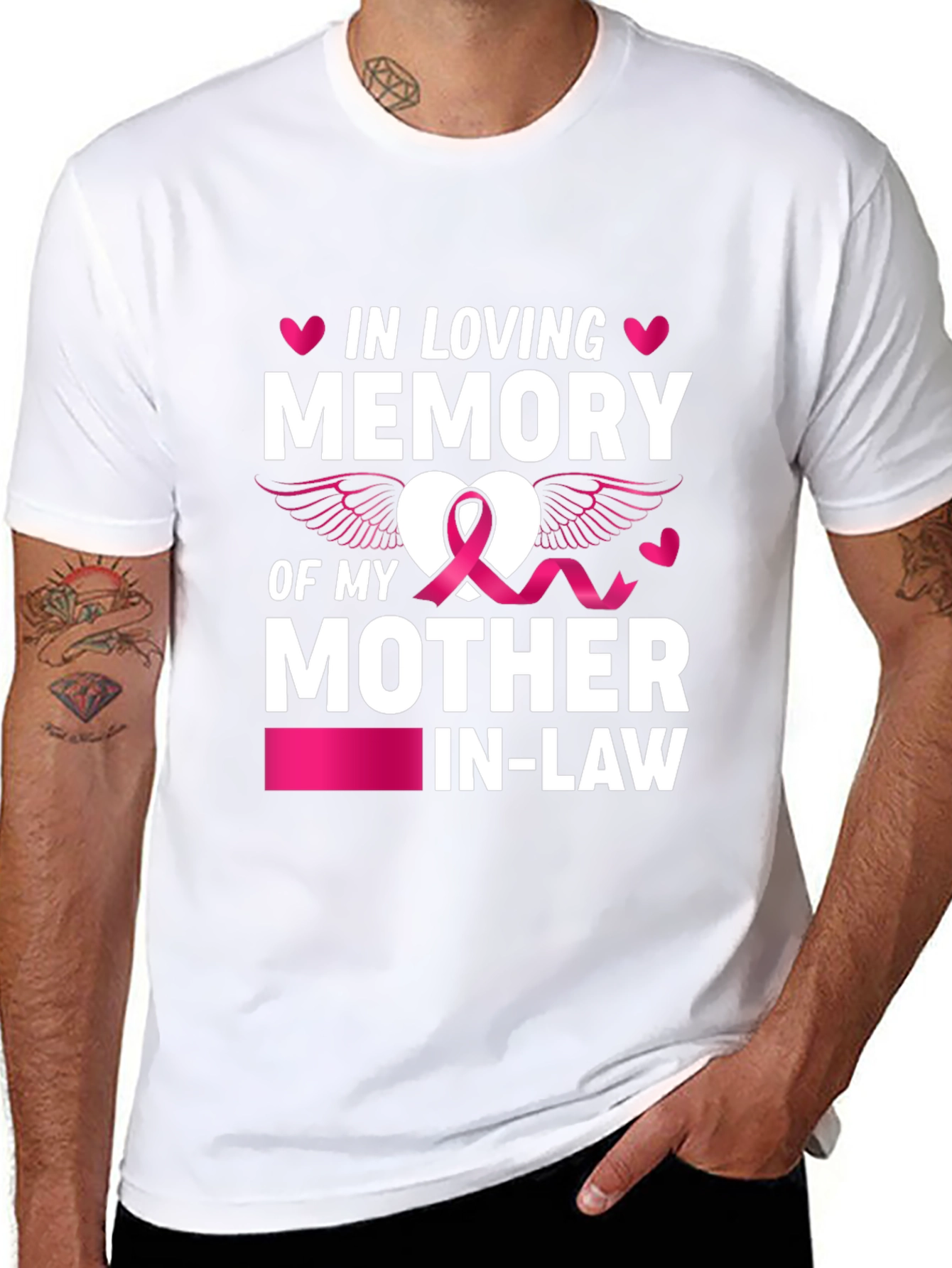 In Loving Memory Mother-in-Law Graphic T-Shirt