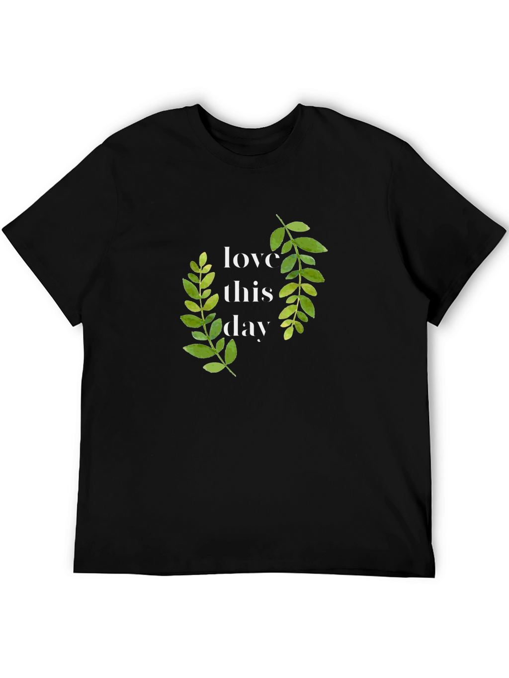 Love This Day Black Graphic Tee