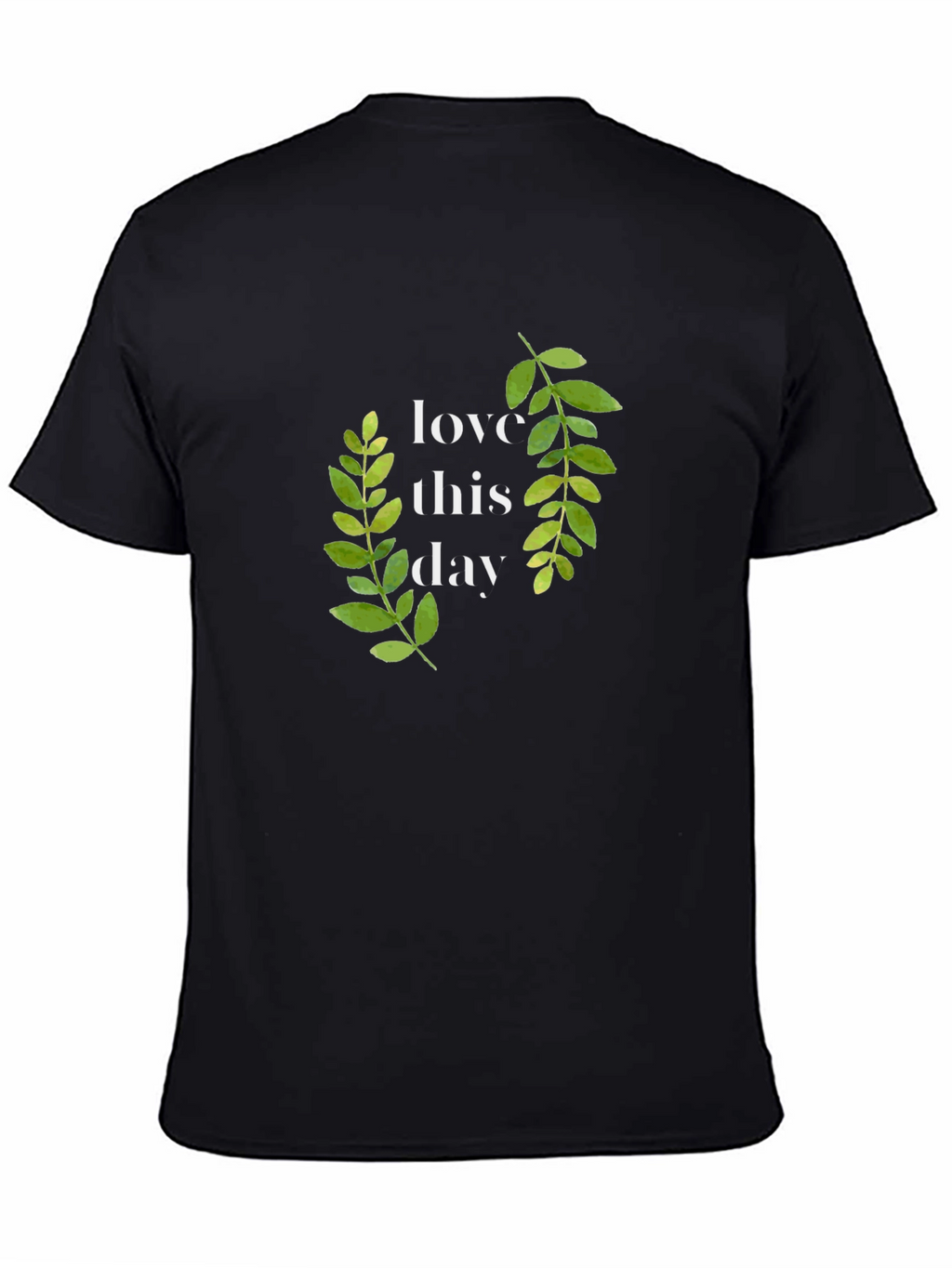 Love This Day Black Graphic Tee