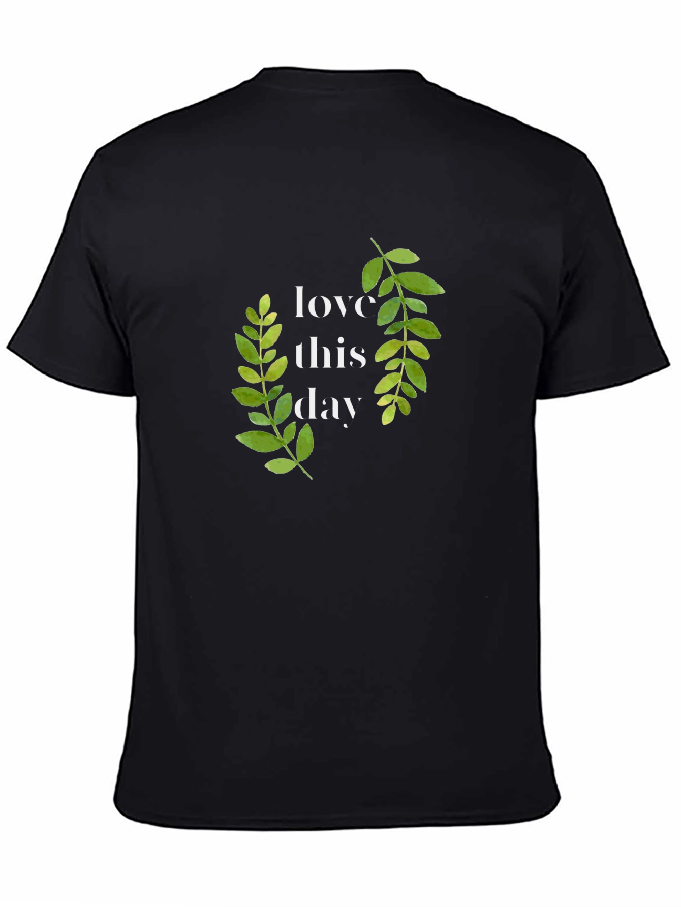 Love This Day Black Graphic Tee
