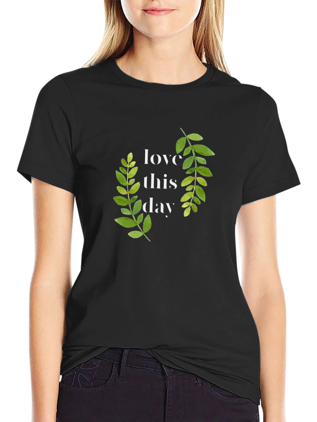 Love This Day Black Graphic Tee