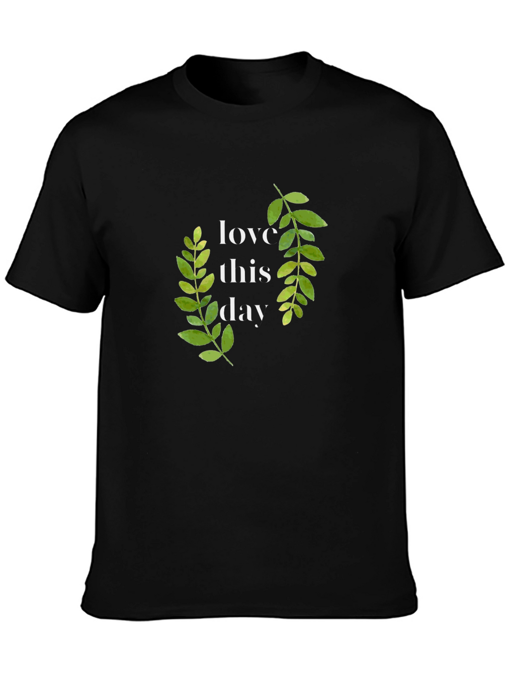 Love This Day Black Graphic Tee