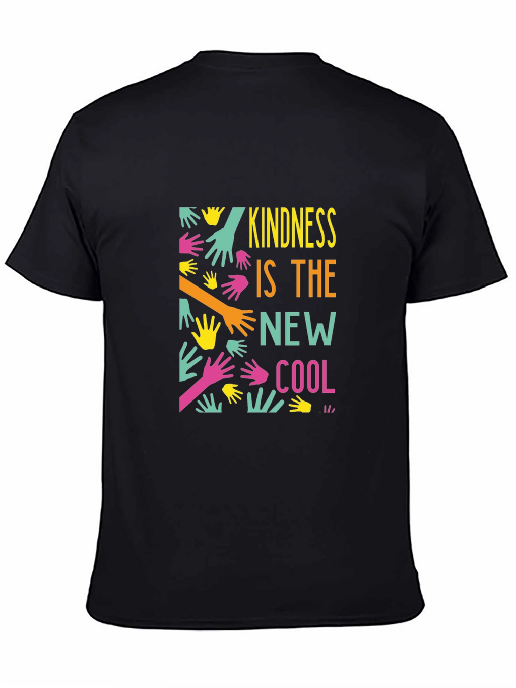 Kindness is the New Cool Black Graphic Tee