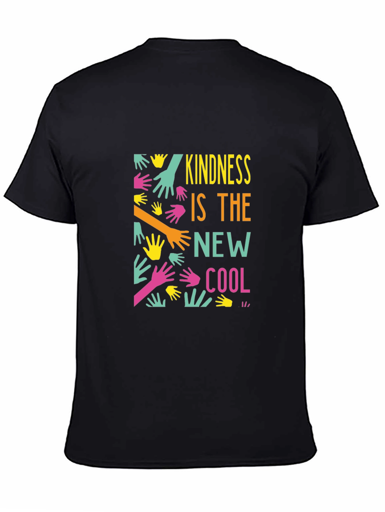 Kindness is the New Cool Black Graphic Tee