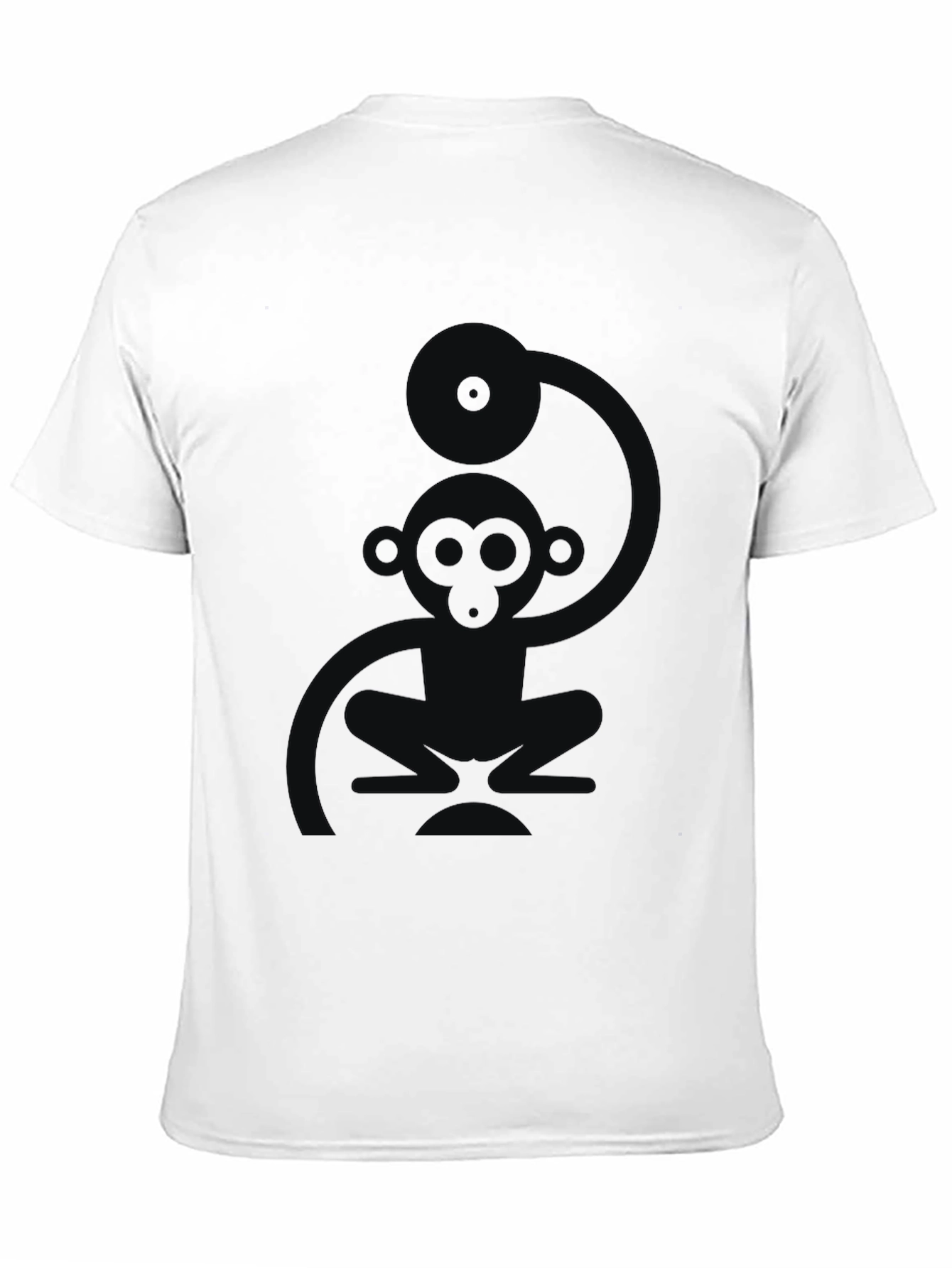 Cool Monkey DJ Black T-Shirt