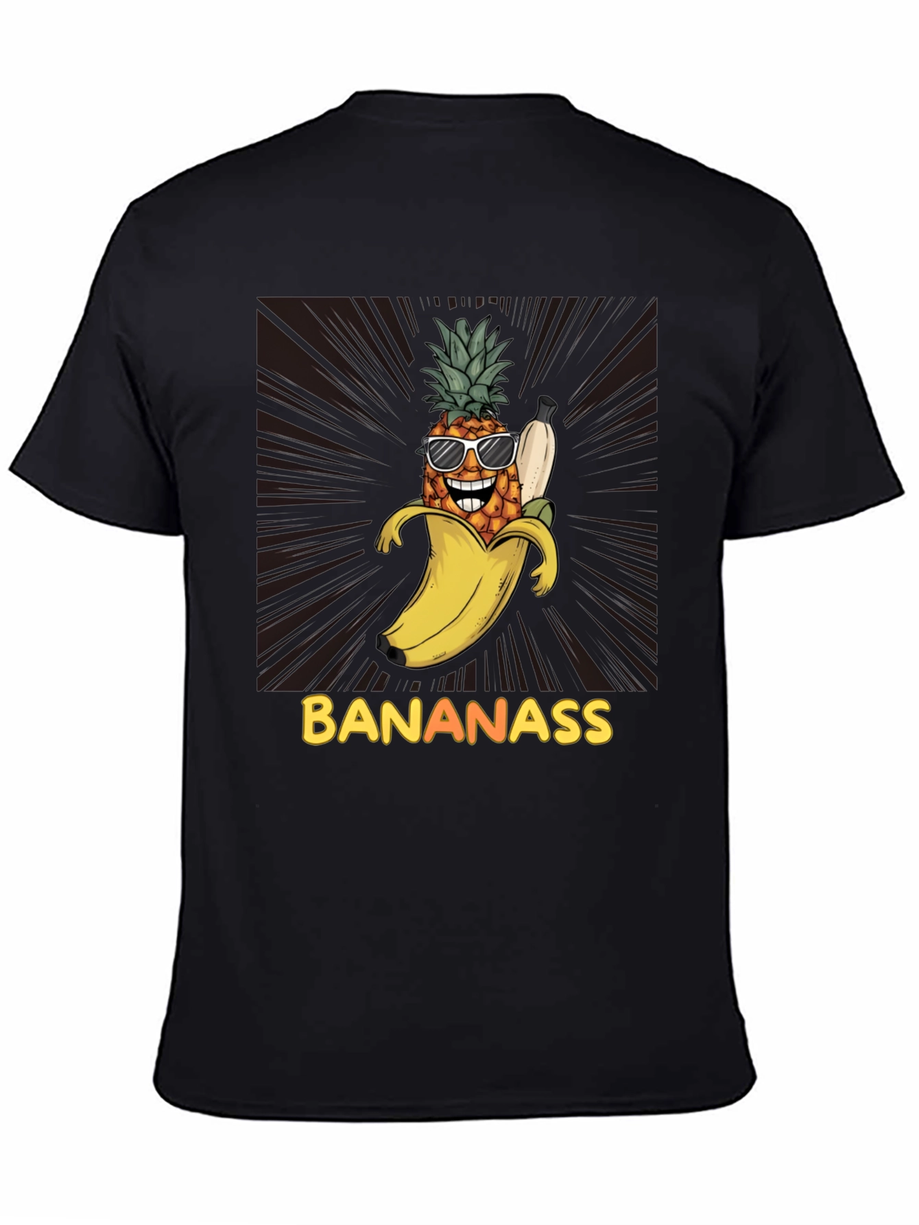 Banana Pineapple Graphic T-Shirt - Bananass Funny Tee