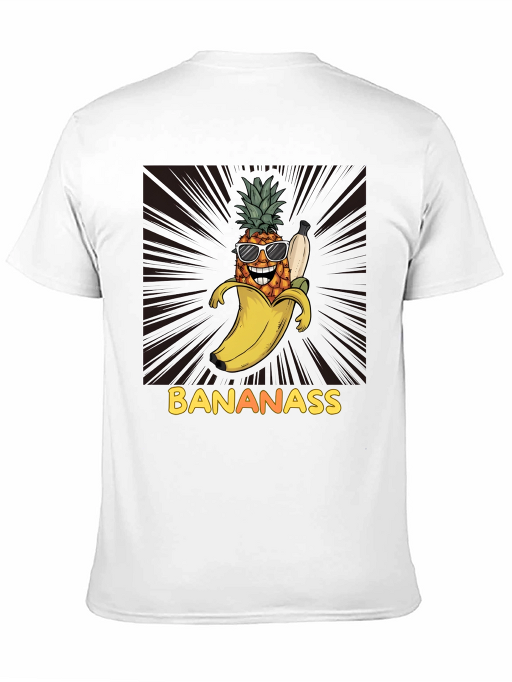 Banana Pineapple Graphic T-Shirt - Bananass Funny Tee
