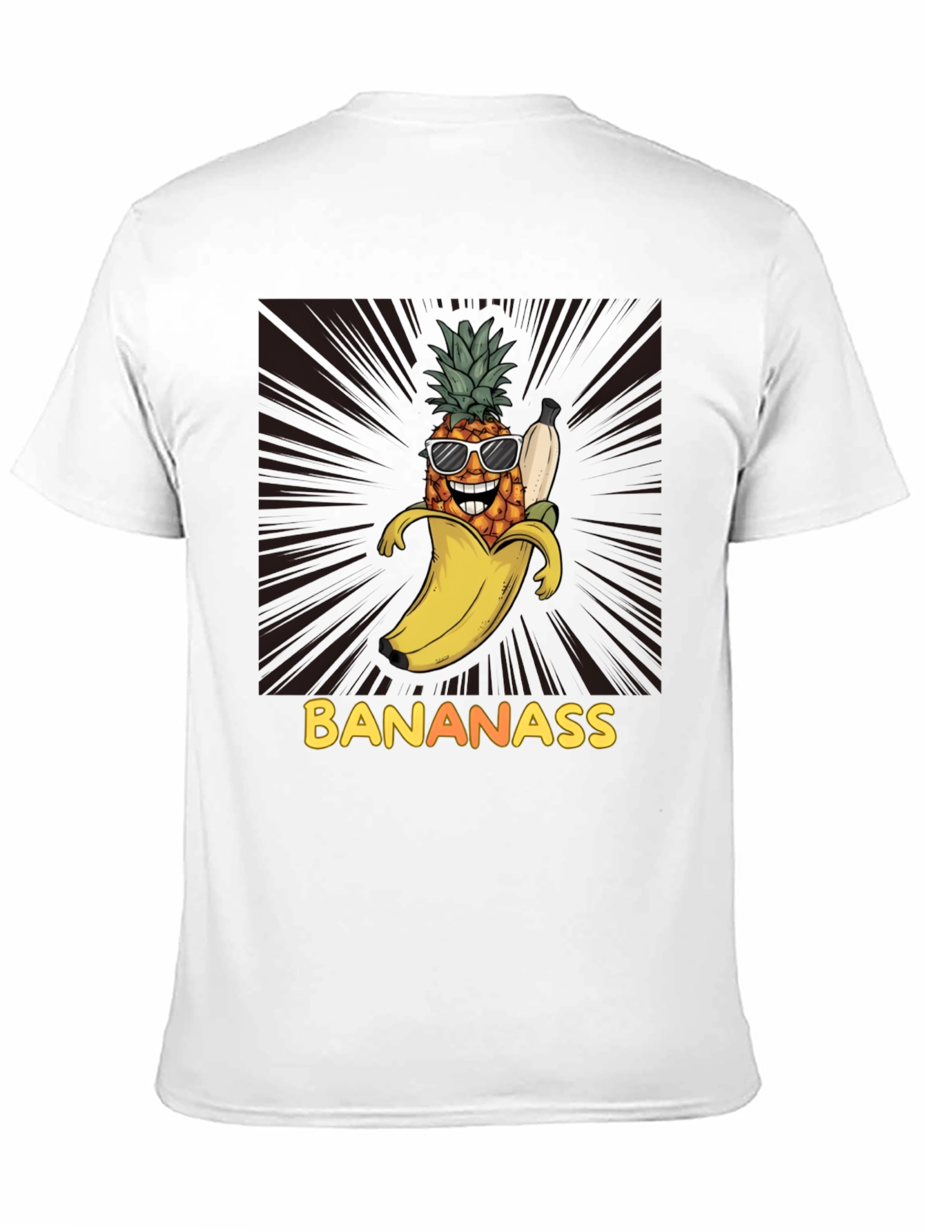 Banana Pineapple Graphic T-Shirt - Bananass Funny Tee