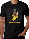 Banana Pineapple Graphic T-Shirt - Bananass Funny Tee