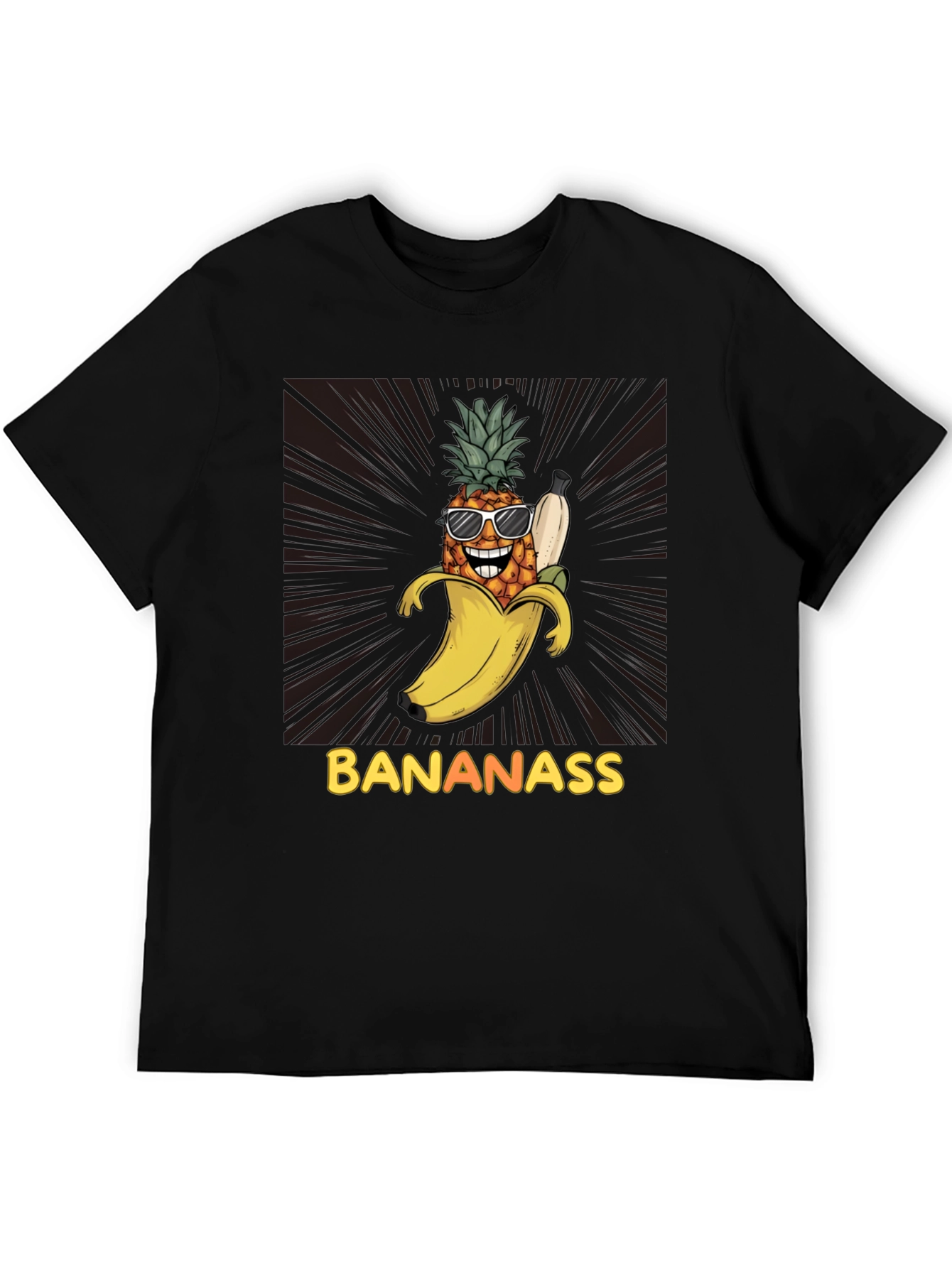 Banana Pineapple Graphic T-Shirt - Bananass Funny Tee