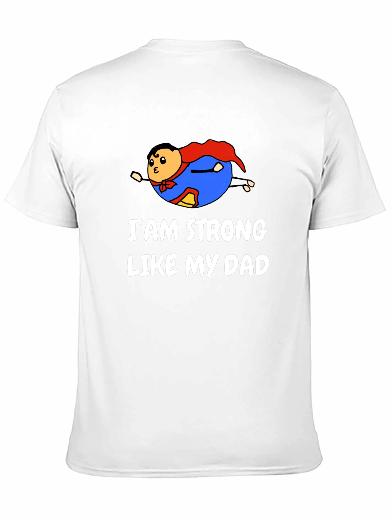 Strong Like Dad Graphic Tee - Black