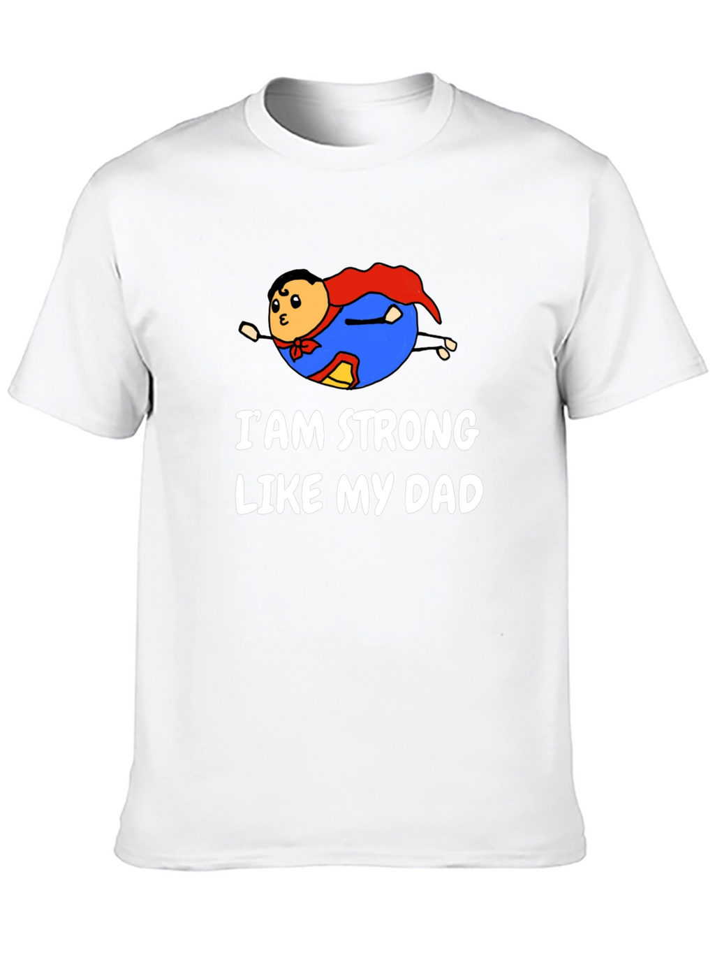 Strong Like Dad Graphic Tee - Black