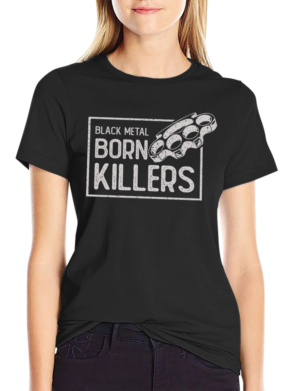 Black Metal Born Killers Graphic Tee