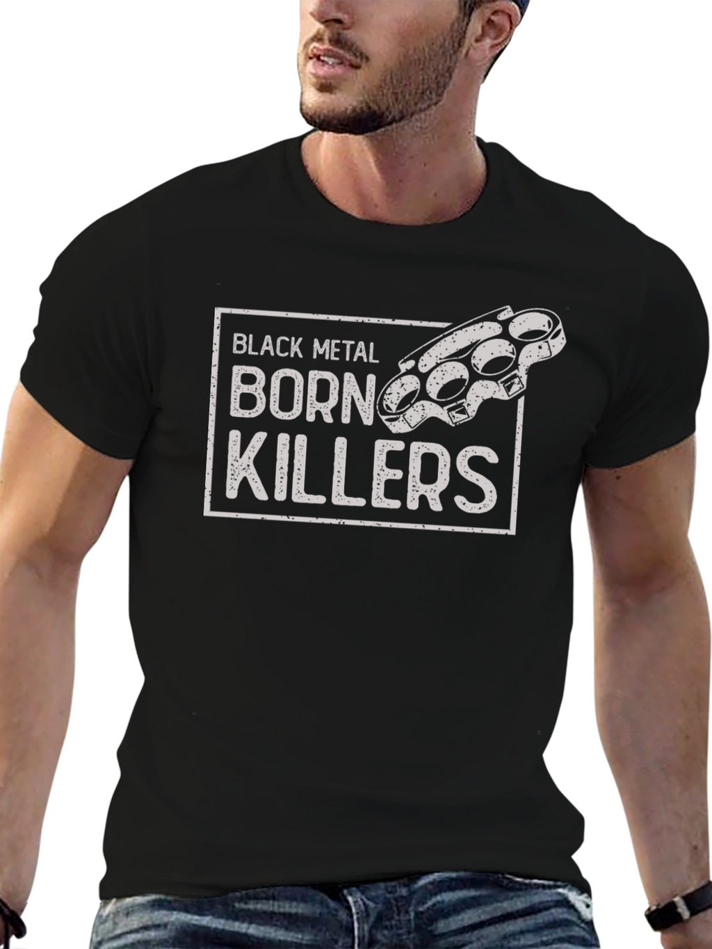 Black Metal Born Killers Graphic Tee