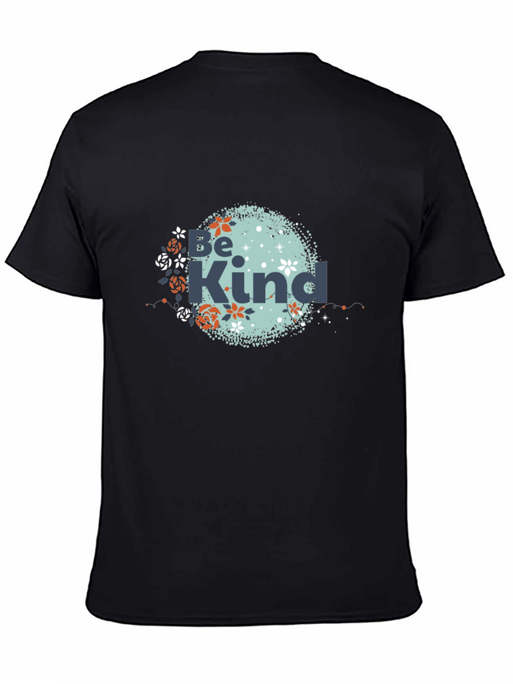 Be Kind Graphic Tee - Soft Black Cotton T-Shirt