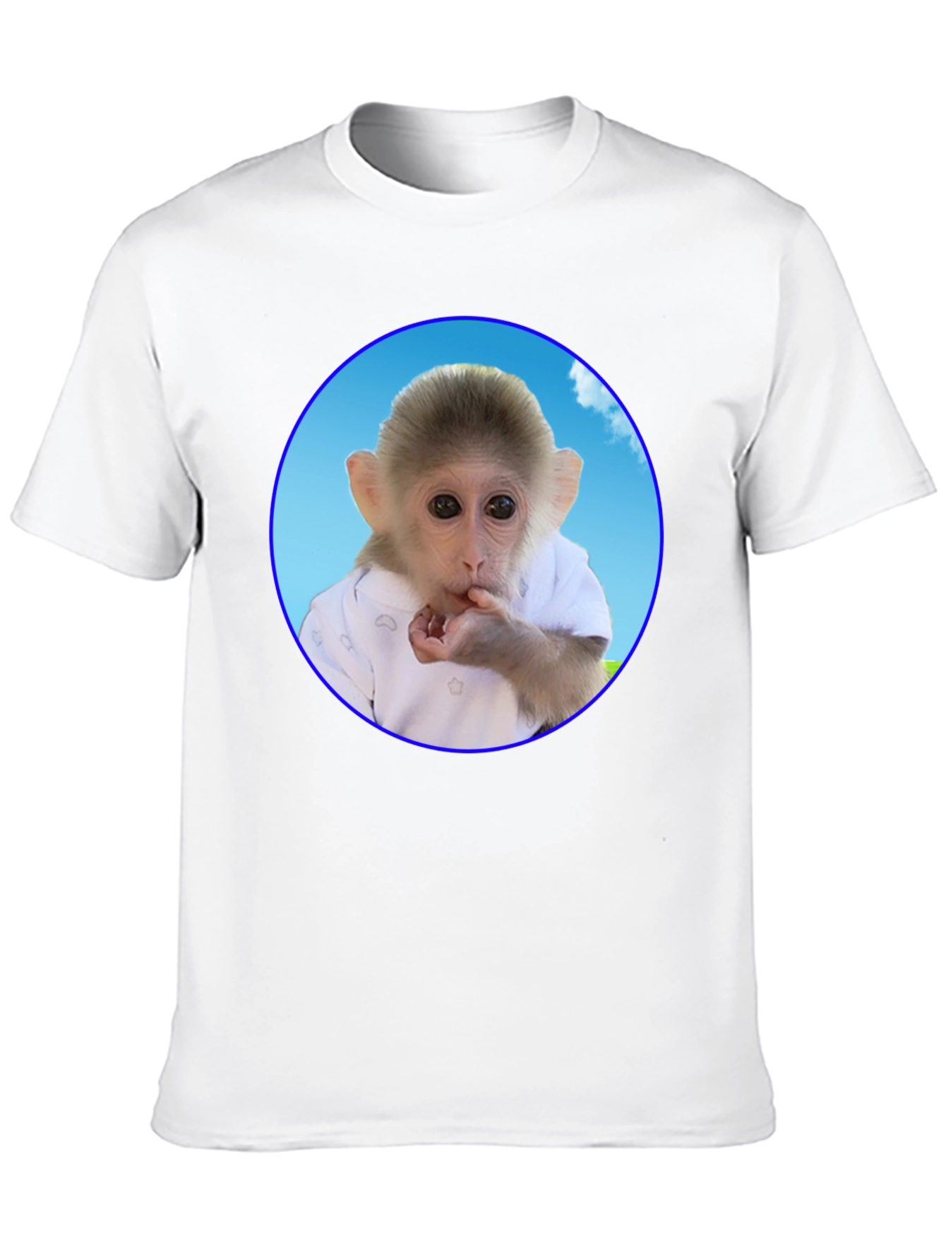Cute Monkey T-Shirt - Unique Graphic Tee
