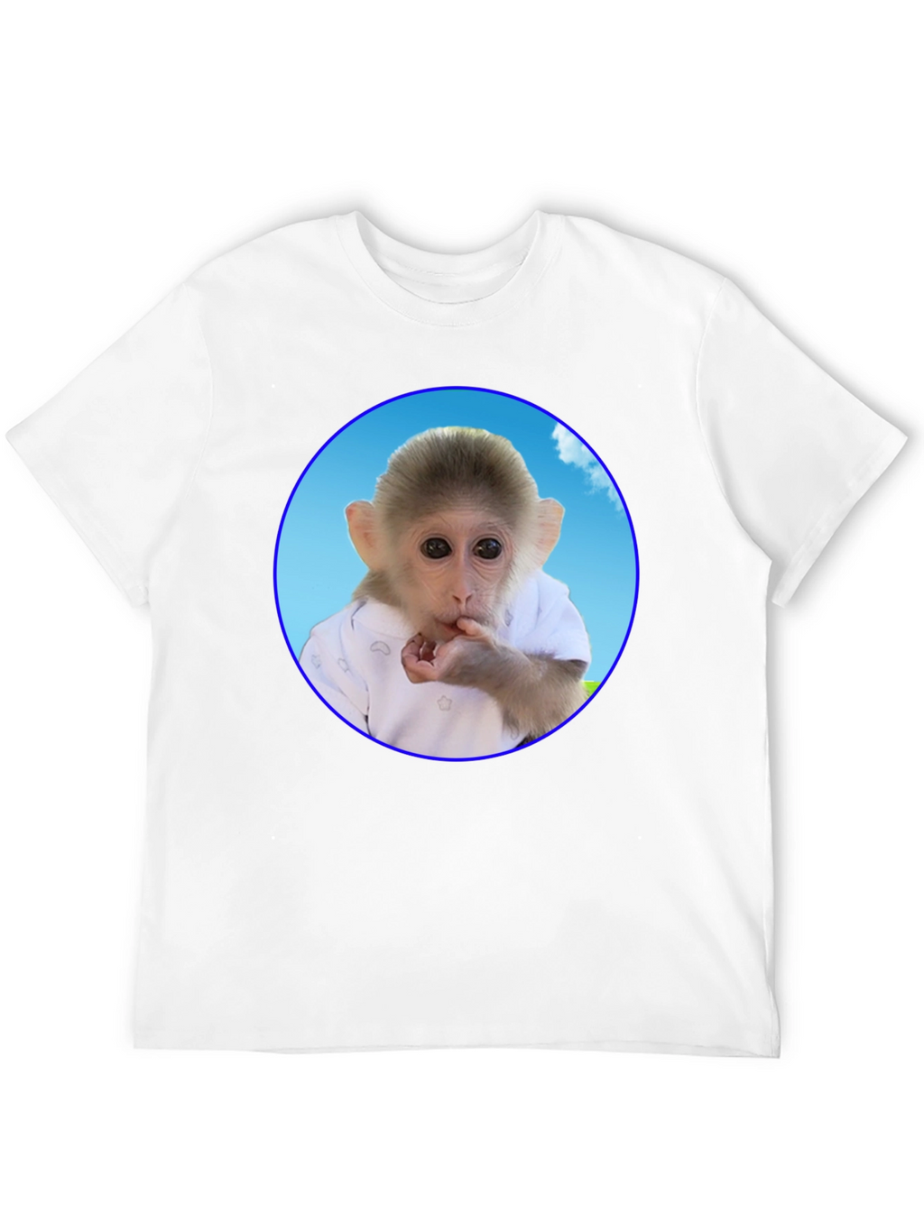 Cute Monkey T-Shirt - Unique Graphic Tee