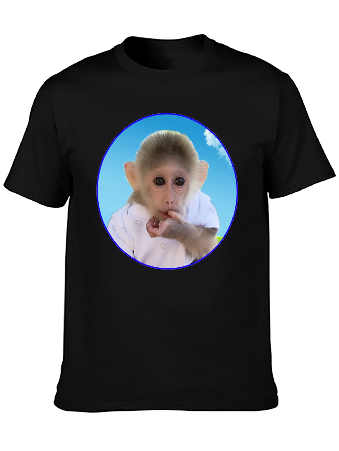 Cute Monkey T-Shirt - Unique Graphic Tee