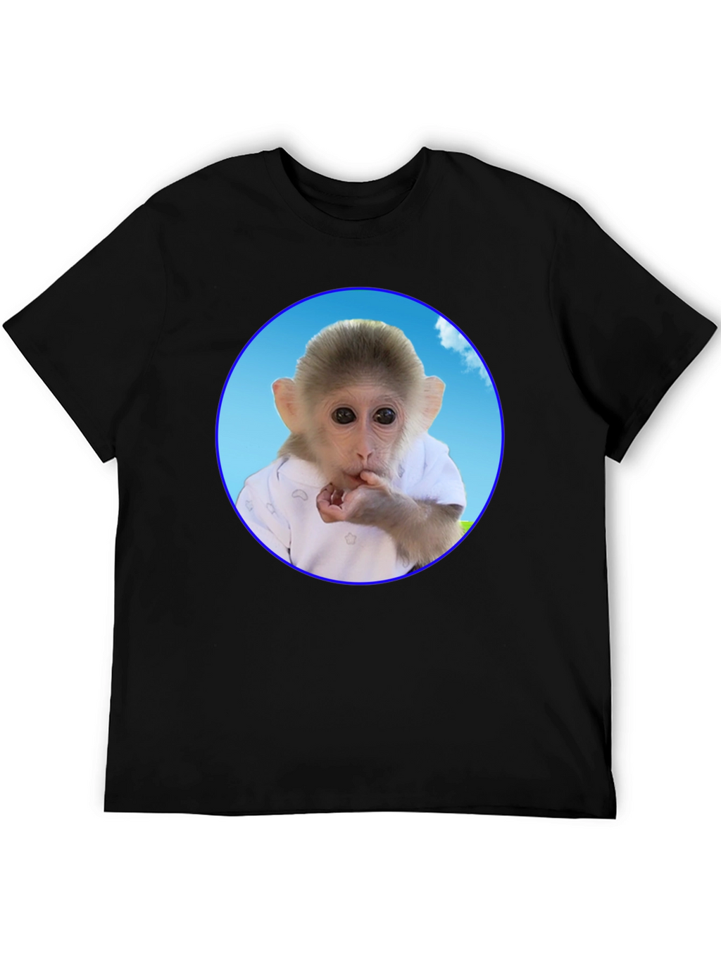 Cute Monkey T-Shirt - Unique Graphic Tee