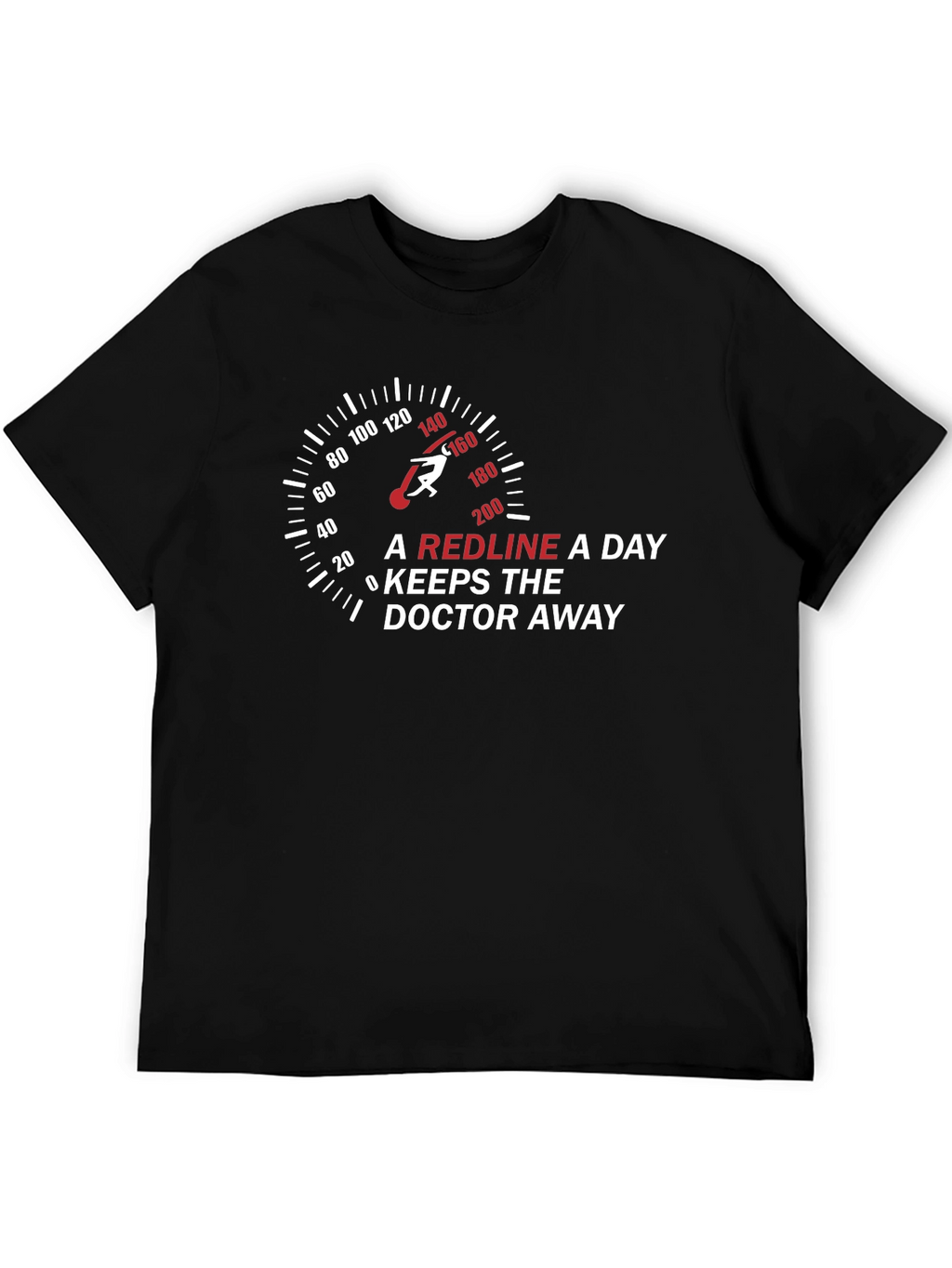 Redline Speedometer T-Shirt - Doctor Away