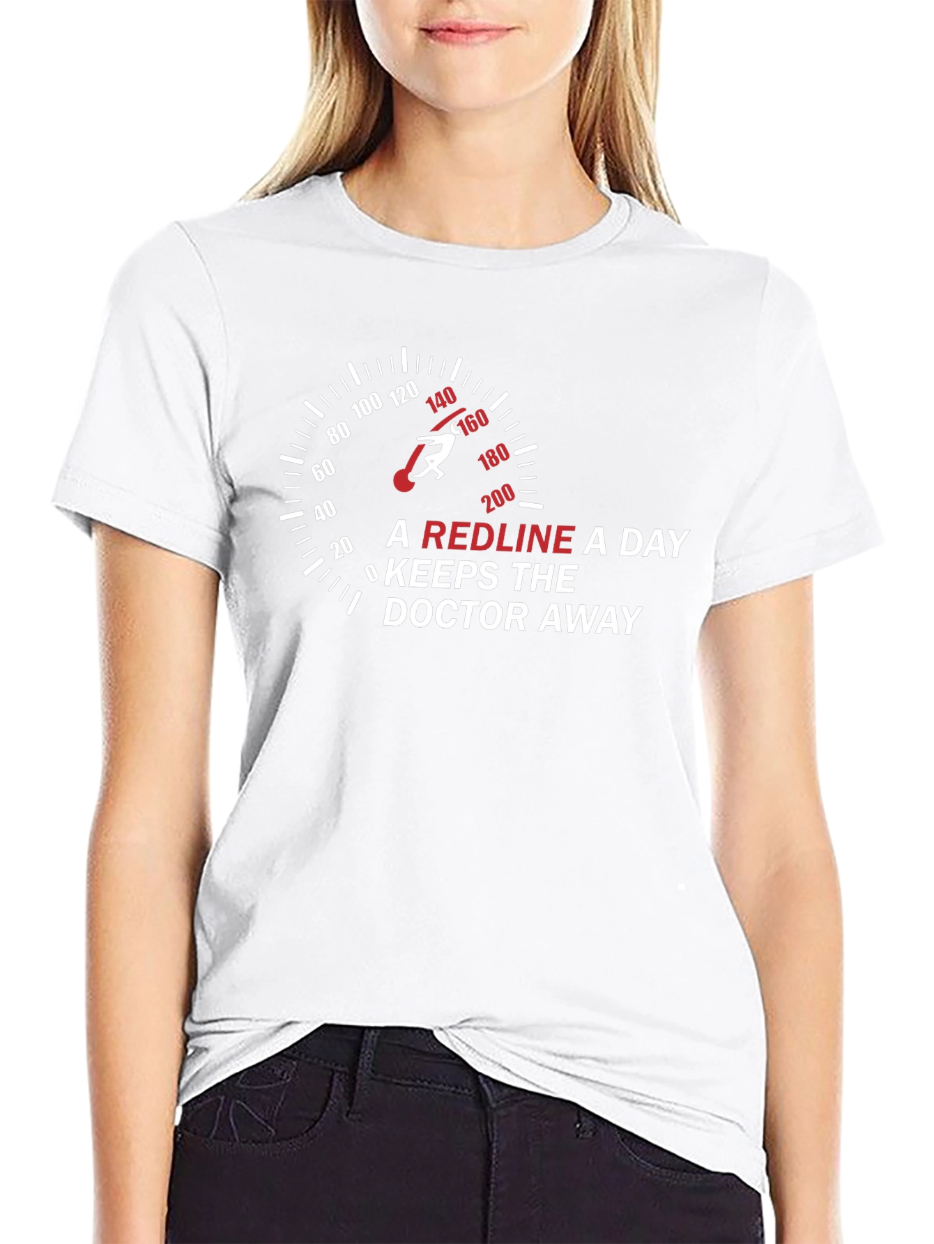 Redline Speedometer T-Shirt - Doctor Away