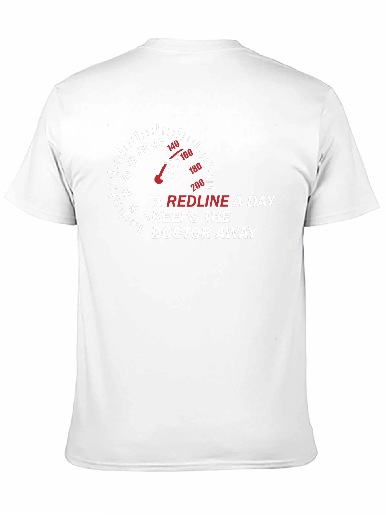 Redline Speedometer T-Shirt - Doctor Away