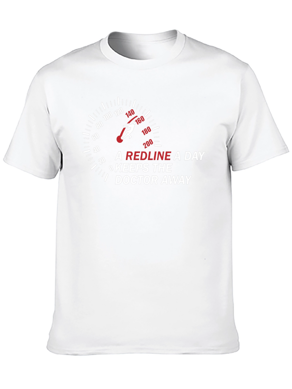 Redline Speedometer T-Shirt - Doctor Away