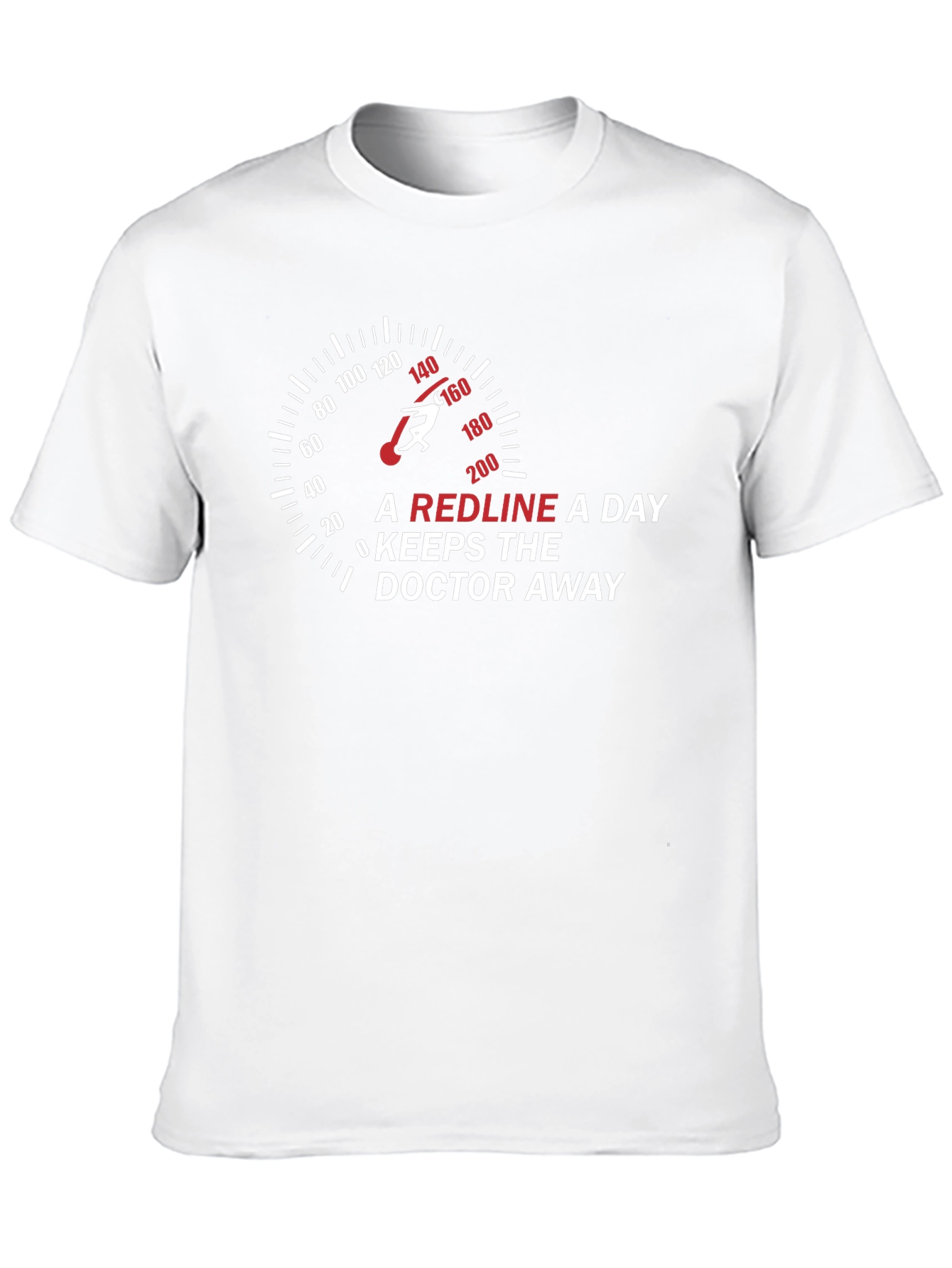 Redline Speedometer T-Shirt - Doctor Away
