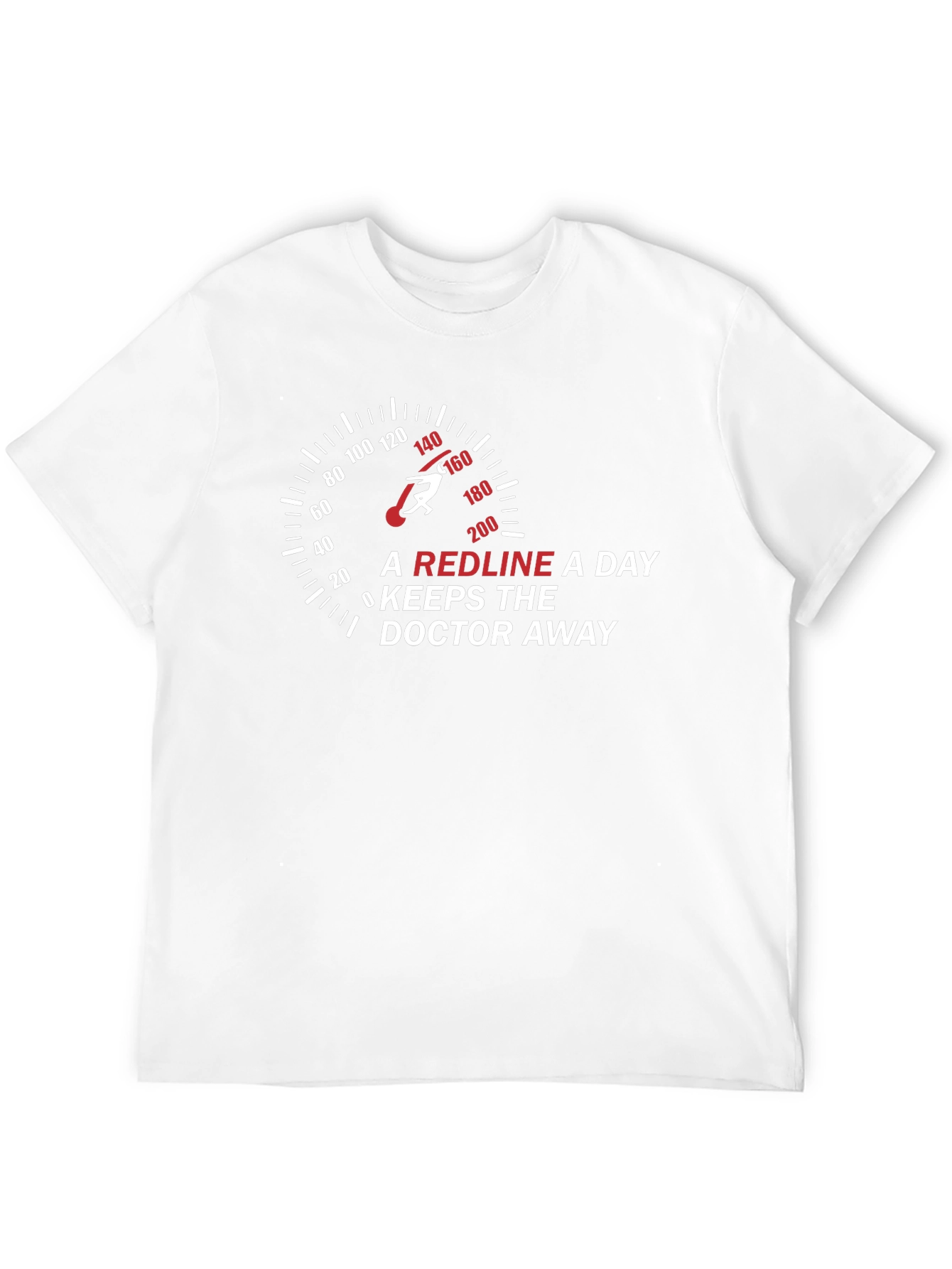 Redline Speedometer T-Shirt - Doctor Away