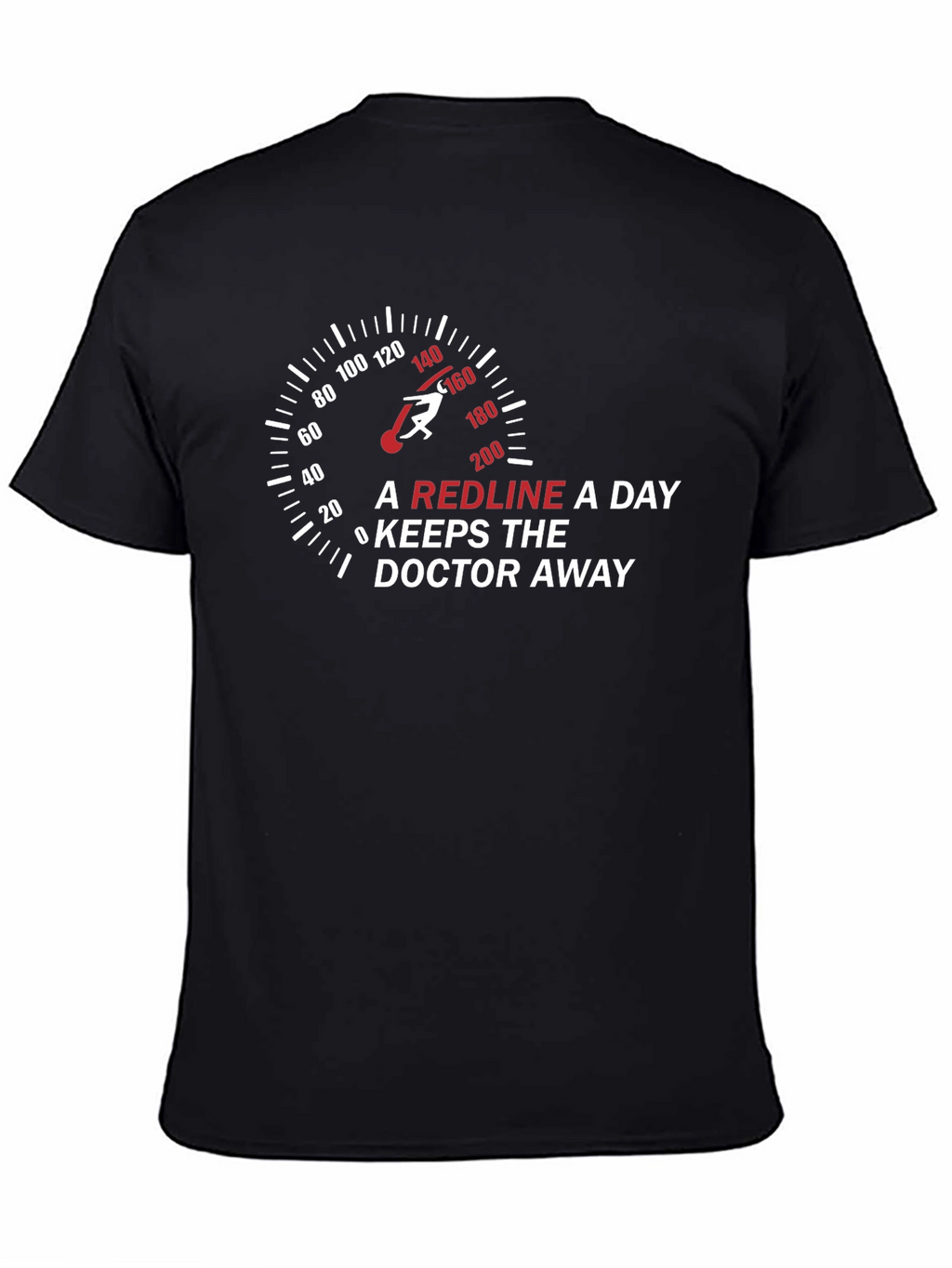 Redline Speedometer T-Shirt - Doctor Away