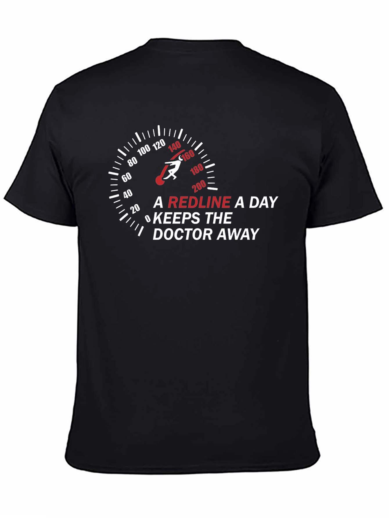Redline Speedometer T-Shirt - Doctor Away