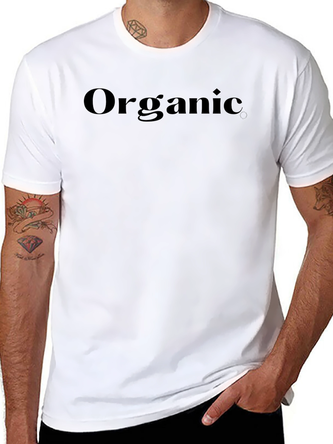Organic Graphic Tee - Soft Cotton Blend