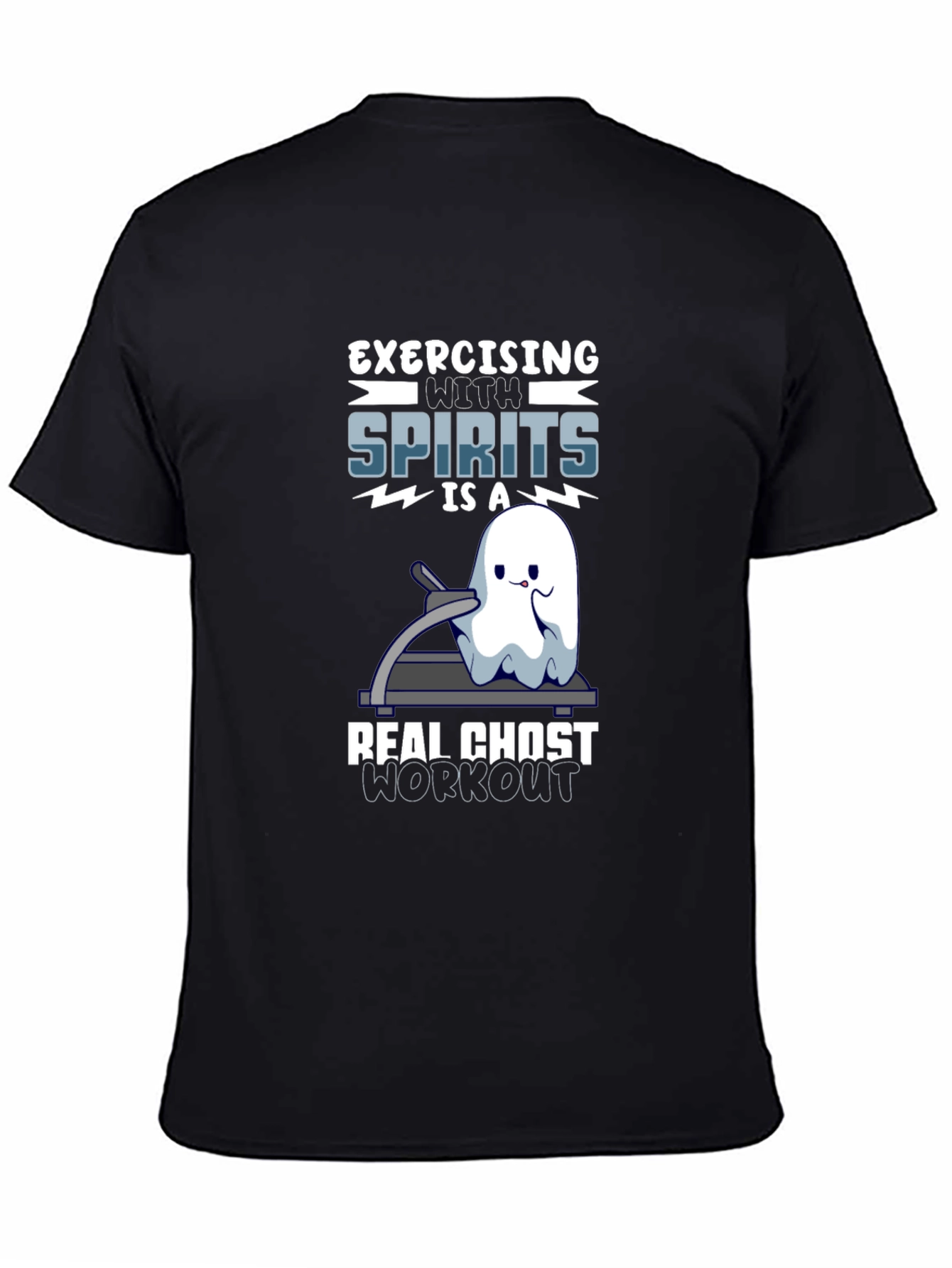Ghost Workout T-Shirt - Exercising with Spirits!