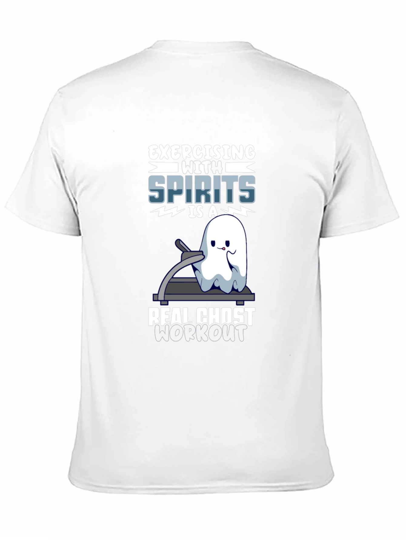 Ghost Workout T-Shirt - Exercising with Spirits!