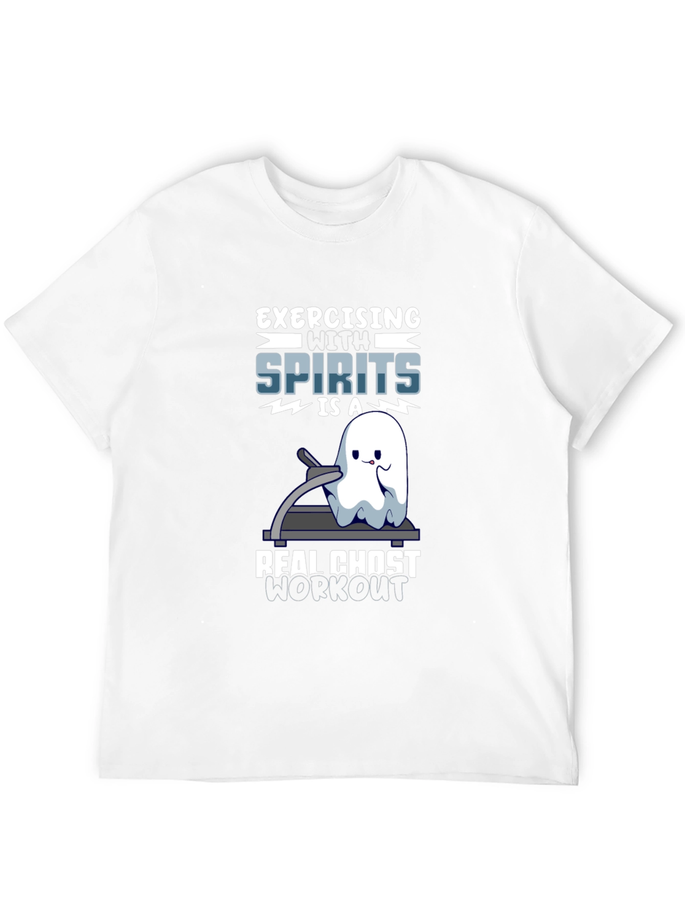 Ghost Workout T-Shirt - Exercising with Spirits!