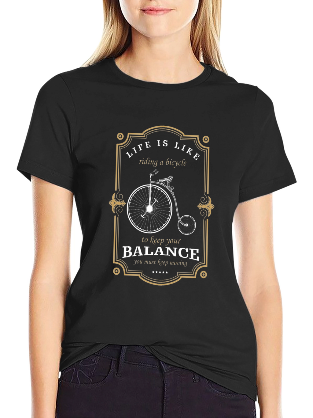 Life is Like Riding a Bicycle T-Shirt
