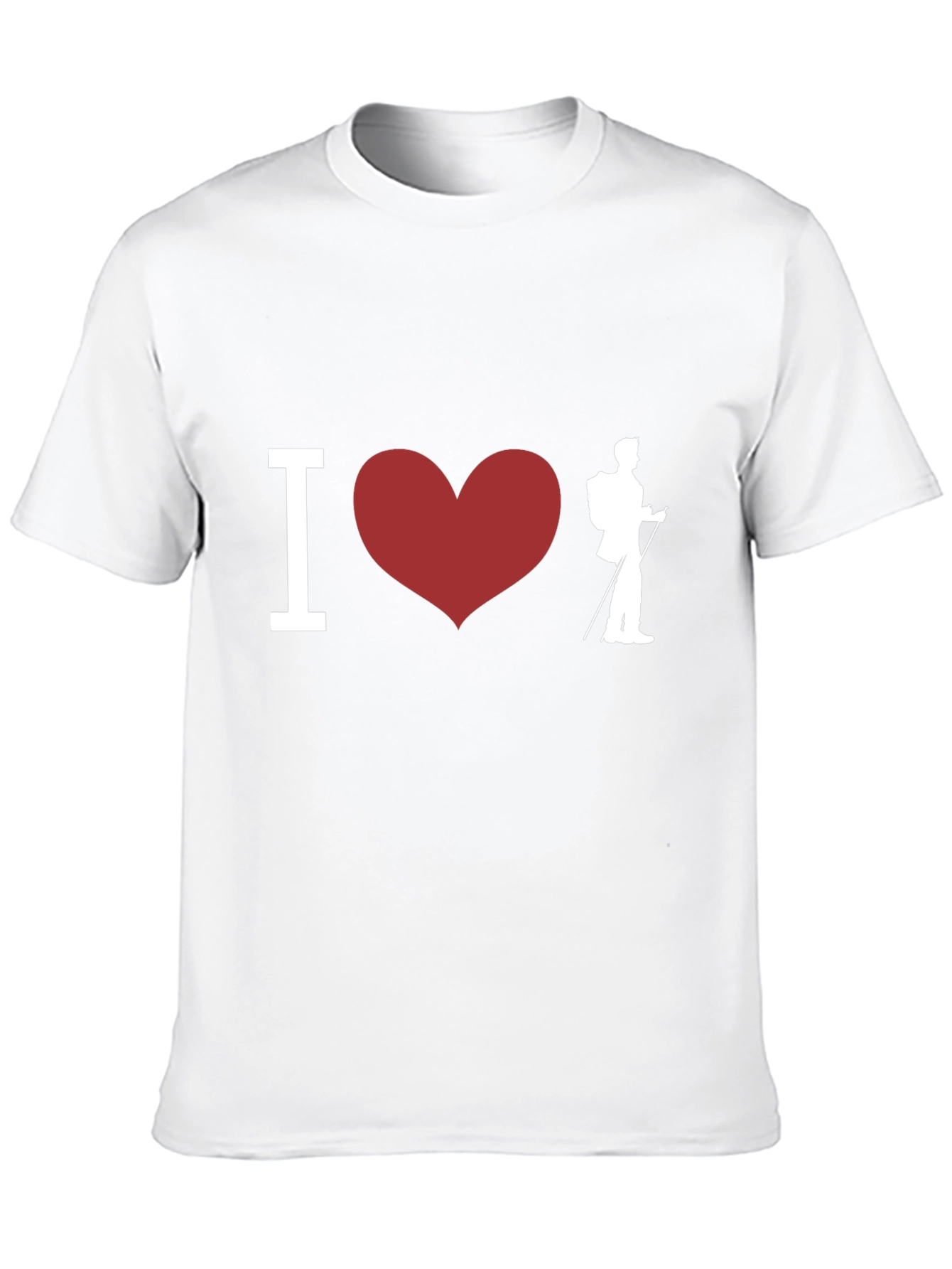 I Heart Hiking Black T-Shirt