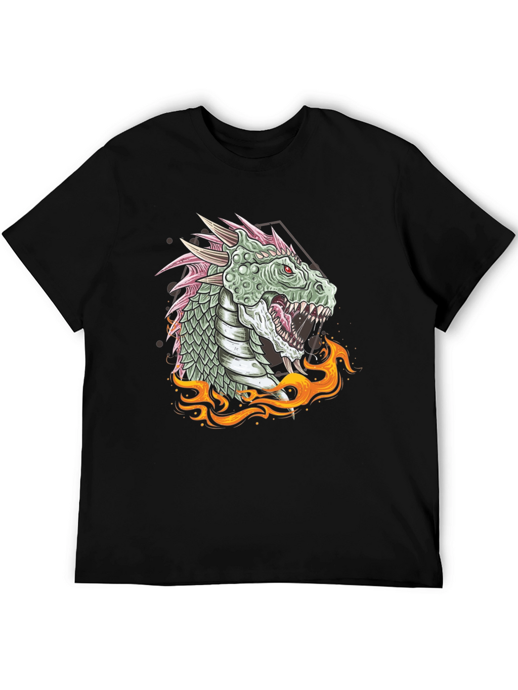 Dragon Fire Graphic Tee - Unique Design