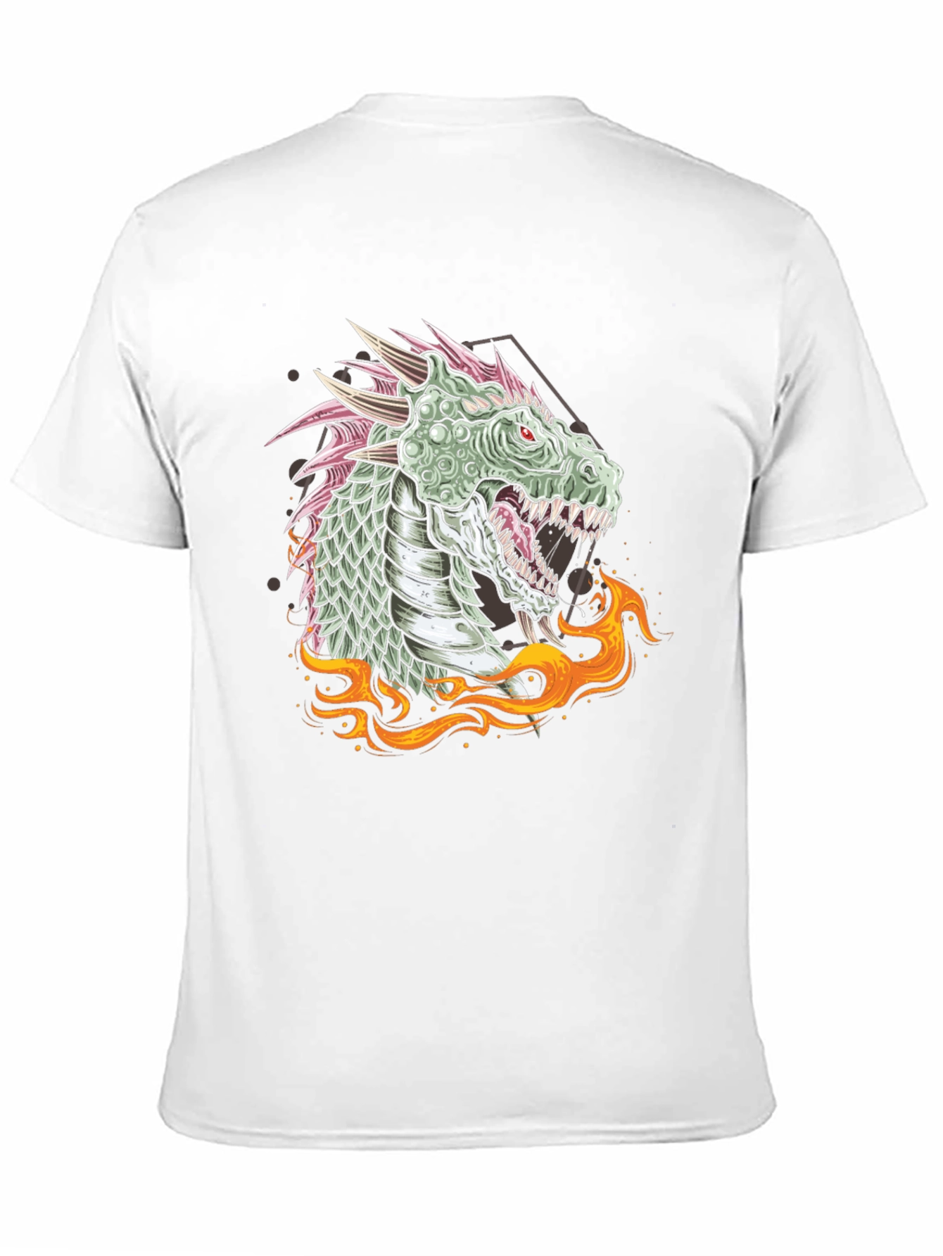 Dragon Fire Graphic Tee - Unique Design