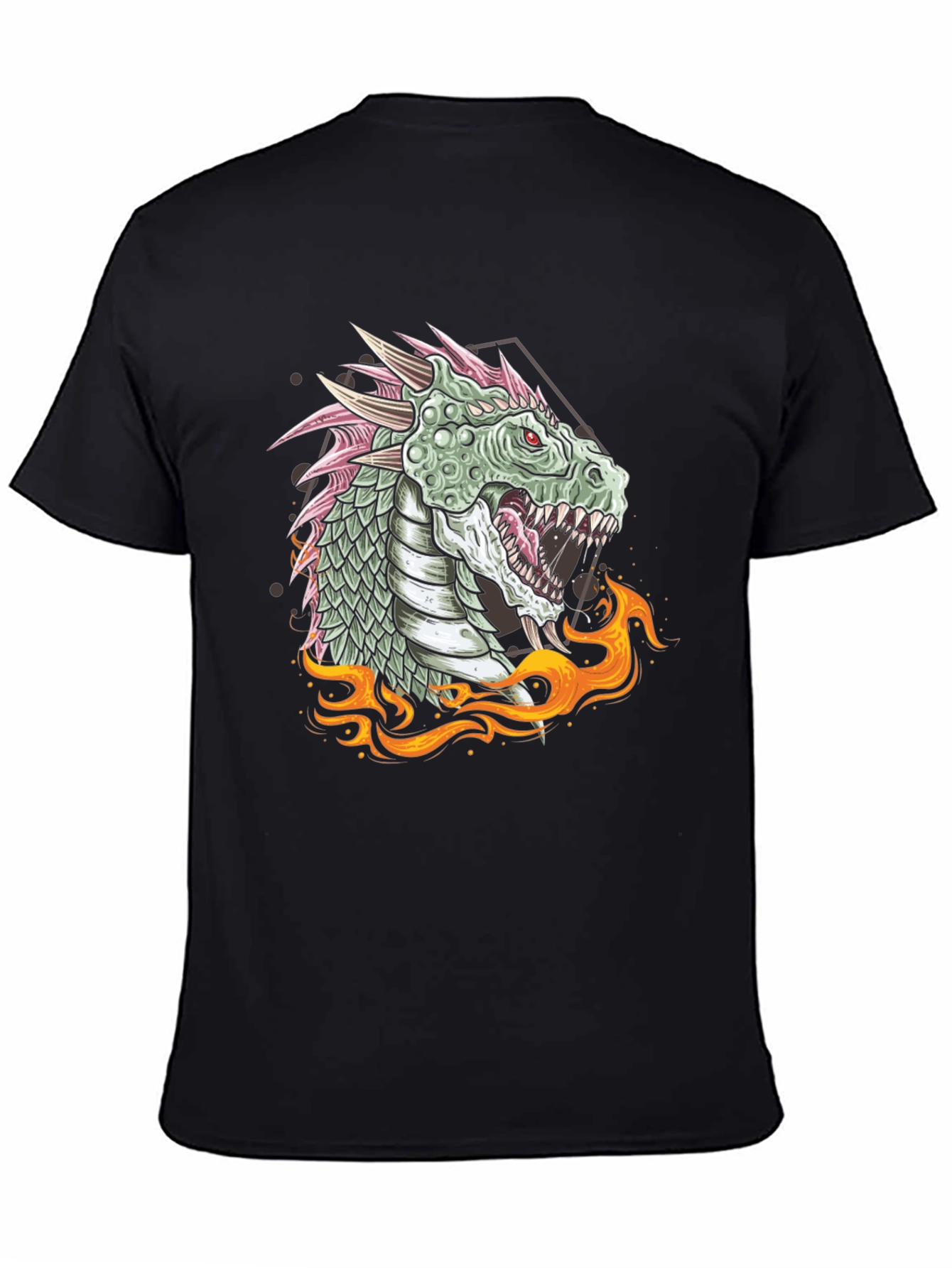 Dragon Fire Graphic Tee - Unique Design