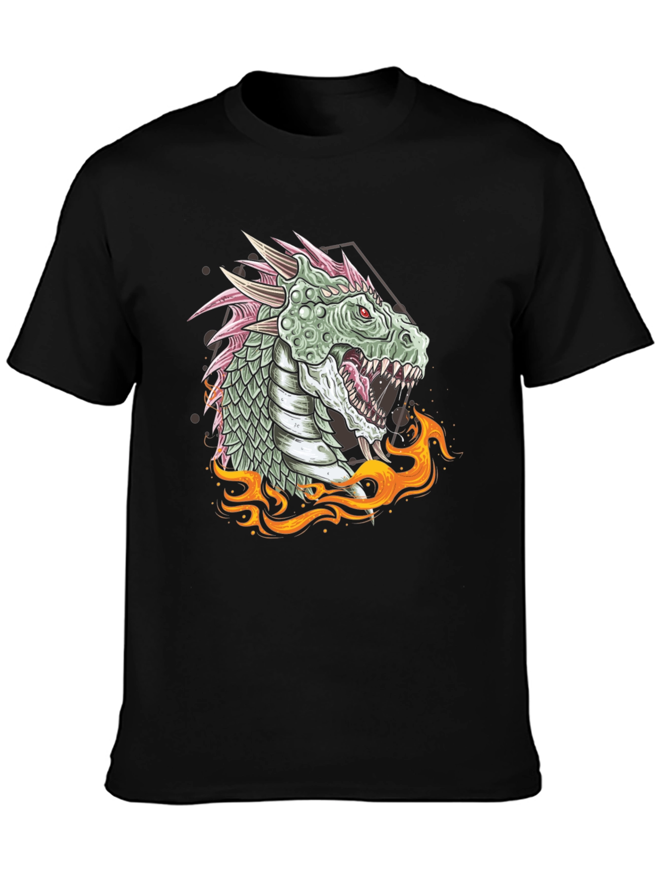 Dragon Fire Graphic Tee - Unique Design