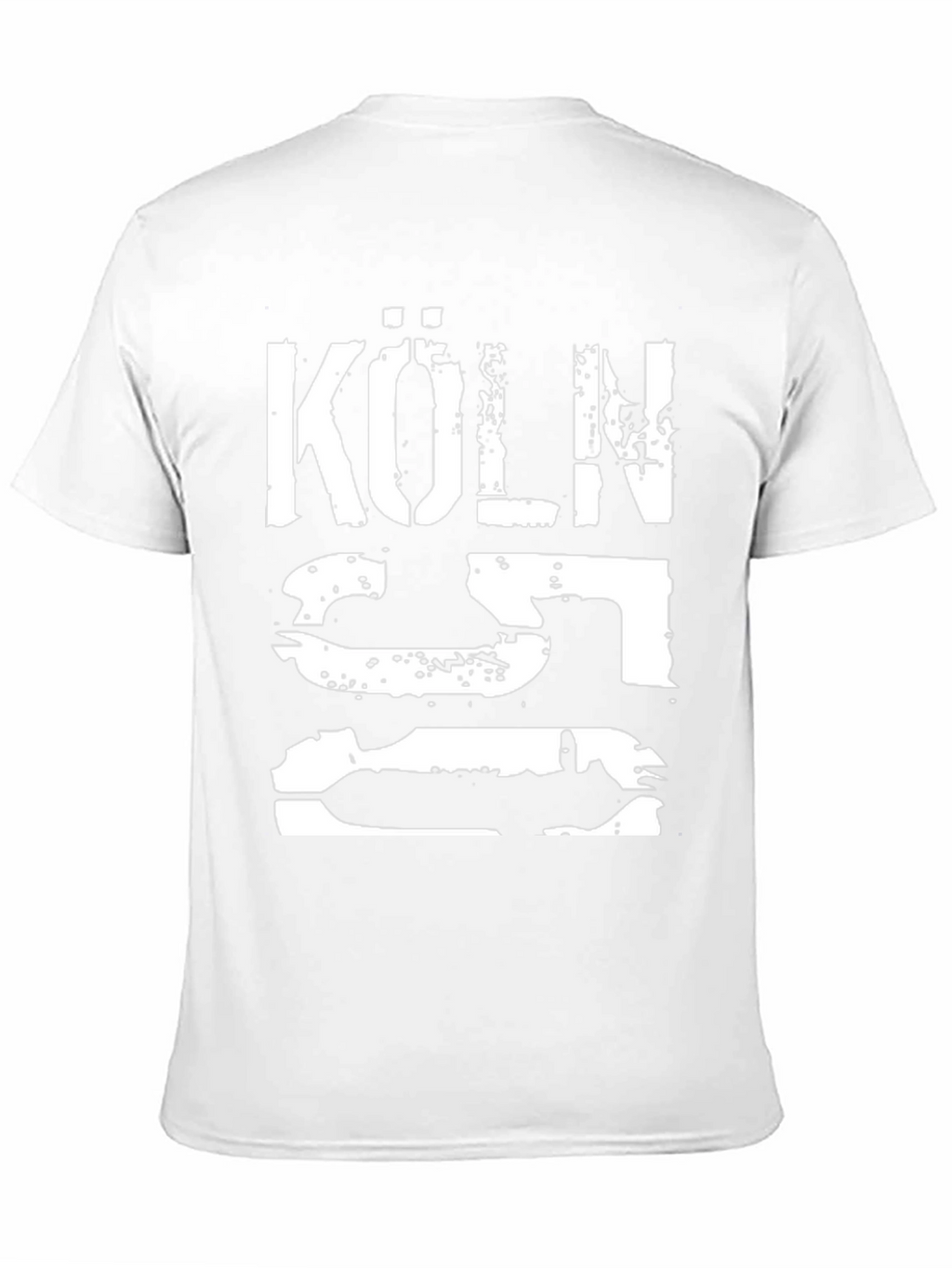 Köln T-Shirt - Black Distressed Graphic Tee
