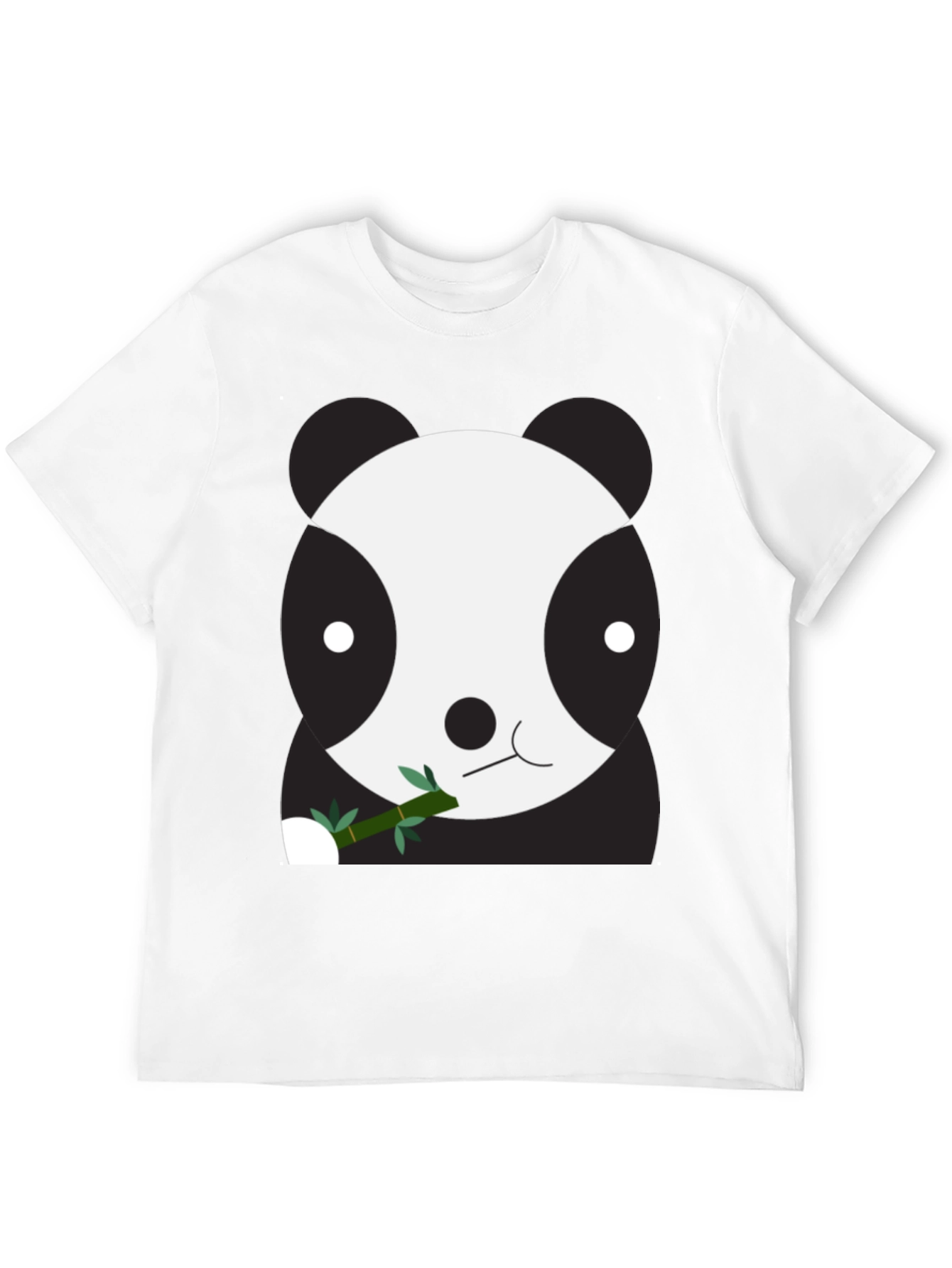 Cute Panda Bear Graphic Tee - Unisex Black T-Shirt