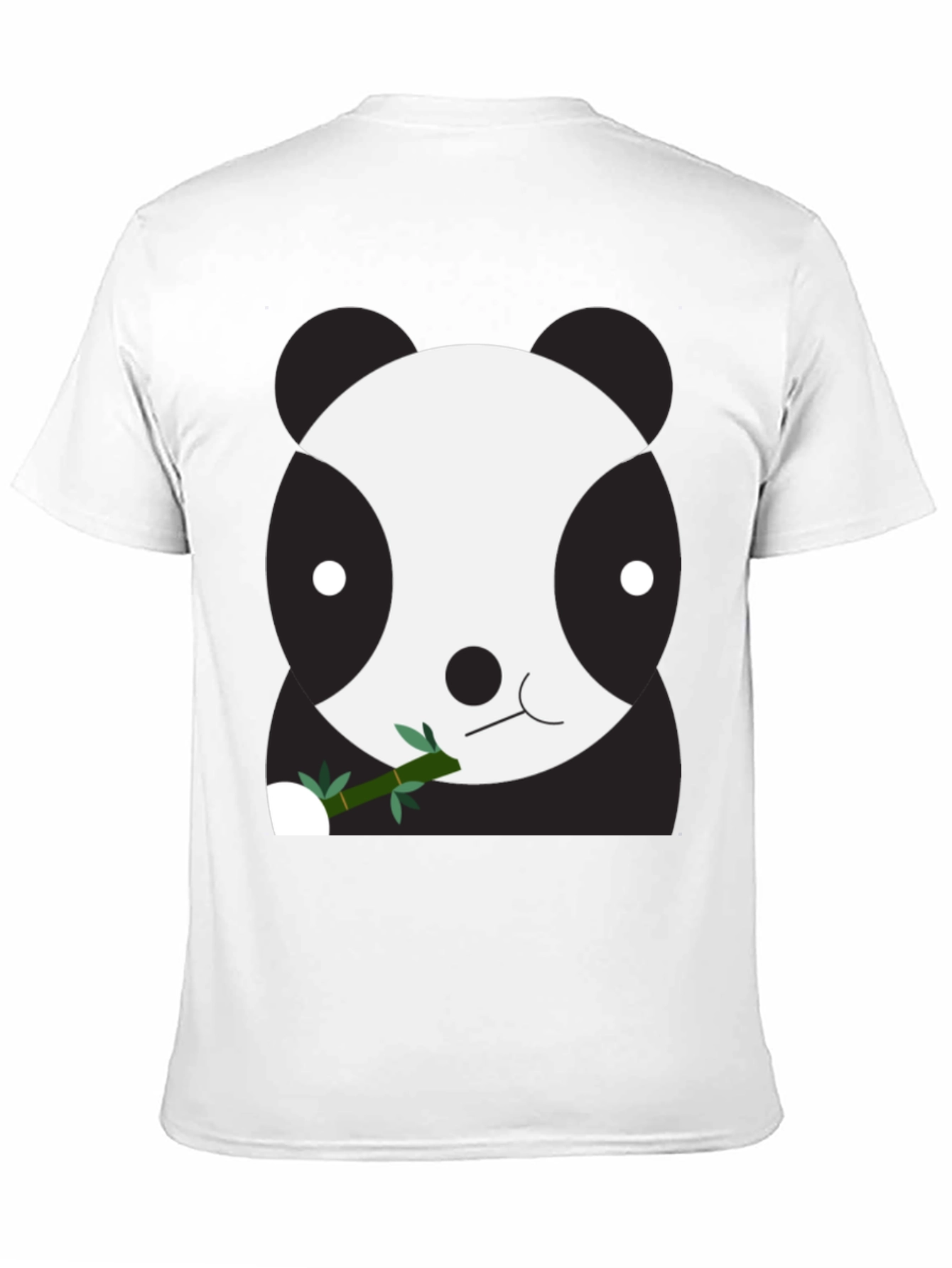 Cute Panda Bear Graphic Tee - Unisex Black T-Shirt