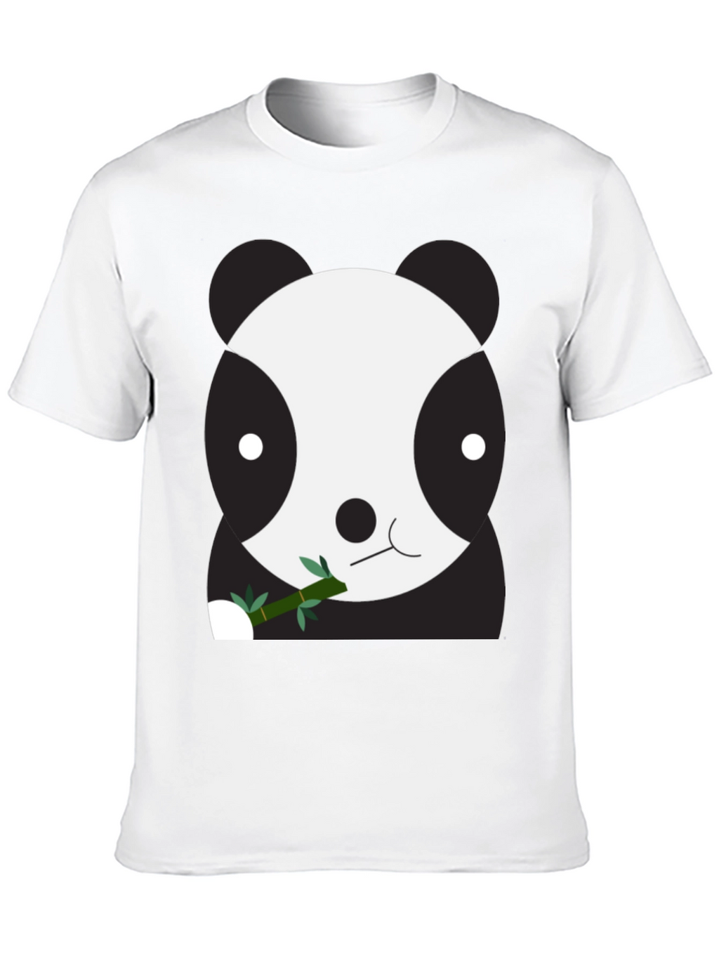 Cute Panda Bear Graphic Tee - Unisex Black T-Shirt